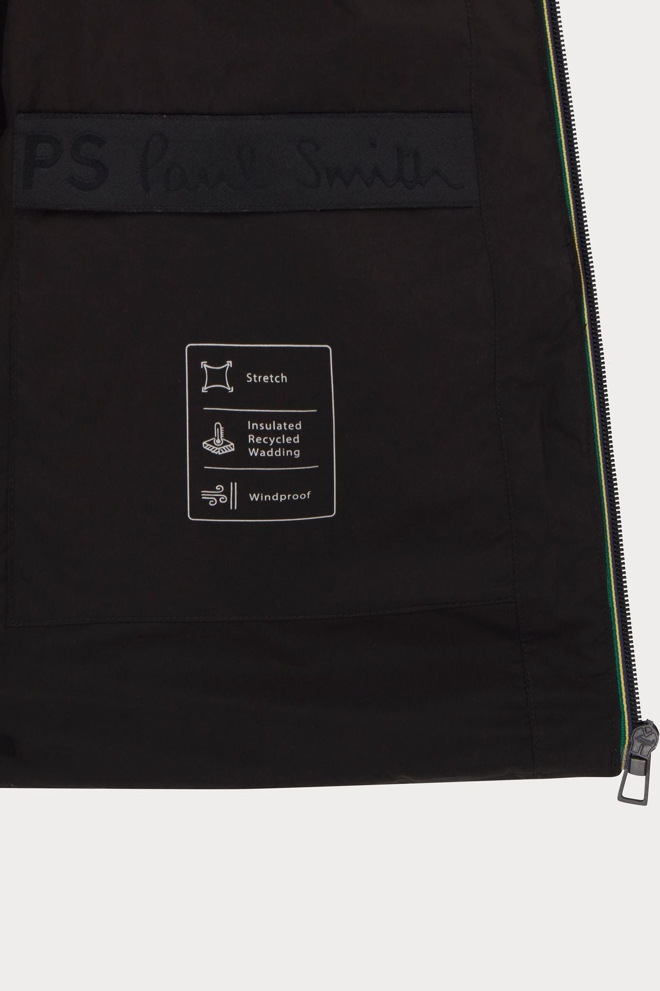 MIXED MEDIA GILET BLACK 4