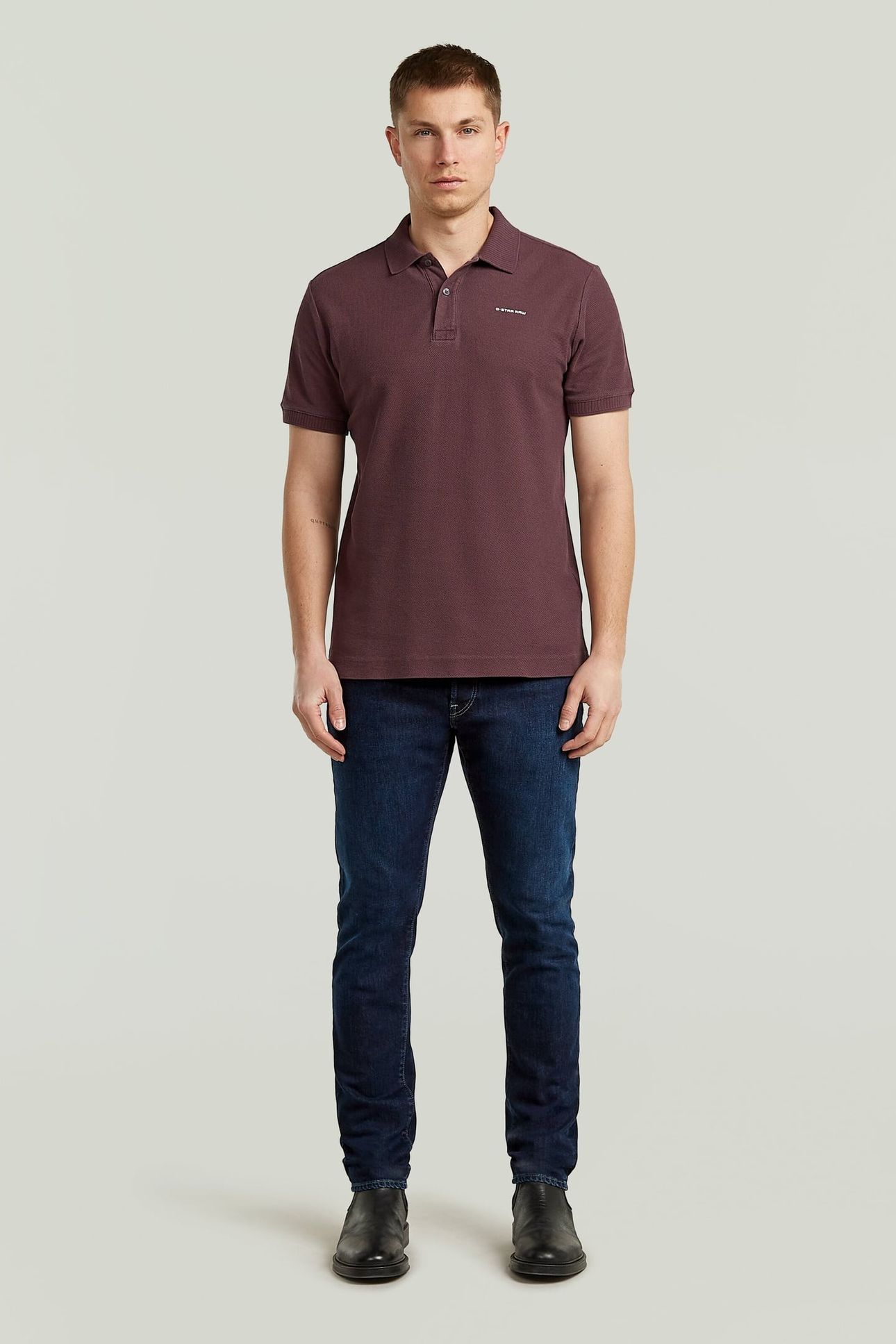 3301 SLIM JEANS WORN IN DEEP MARINE 1