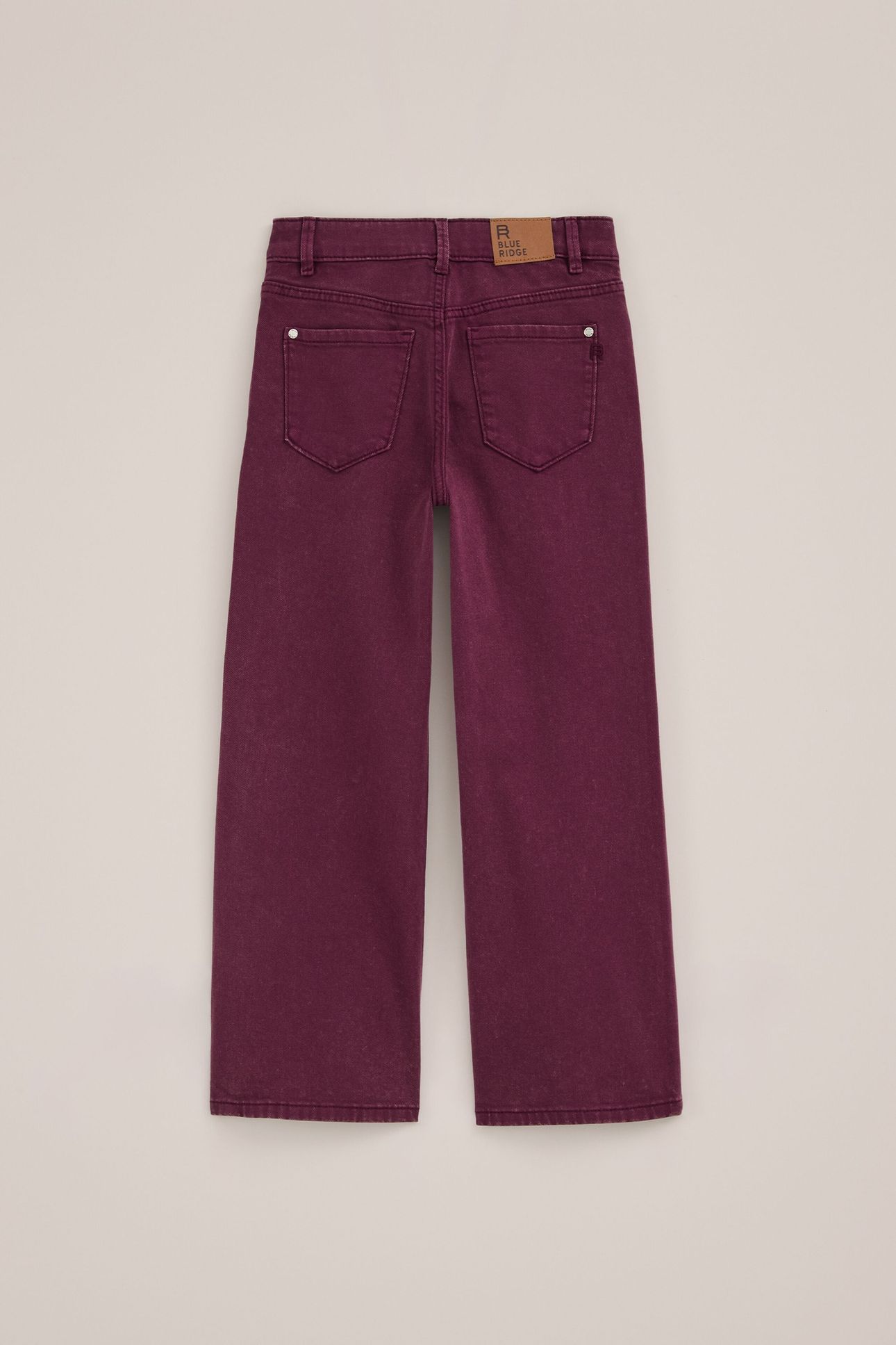 5-POCKET HIGH RISE AUBERGINE 4