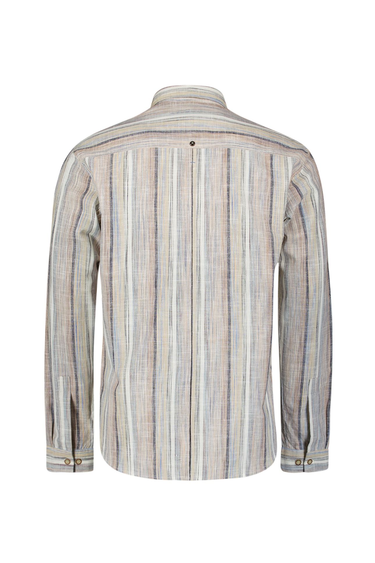 SHIRT SLUB MULTI COLOURED STRIPES BLUE 5