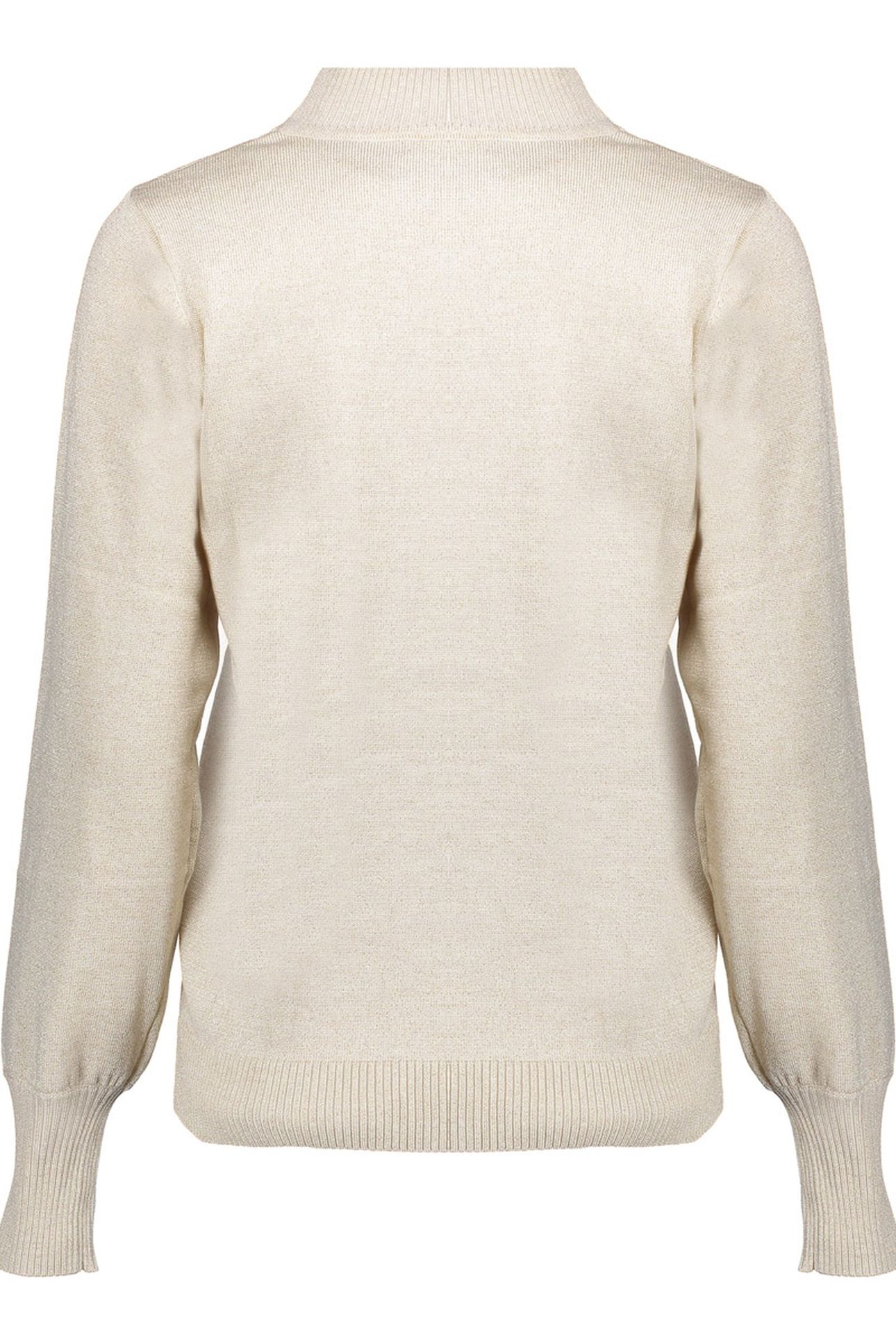 PULLOVER BASIC TURTLE LUREX OFF-WHITE/GOLD 2