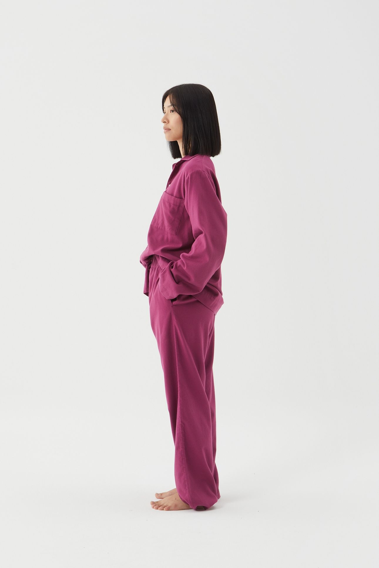UNISEX FLANNEL, PYJAMAS PANTS GRAPE 6