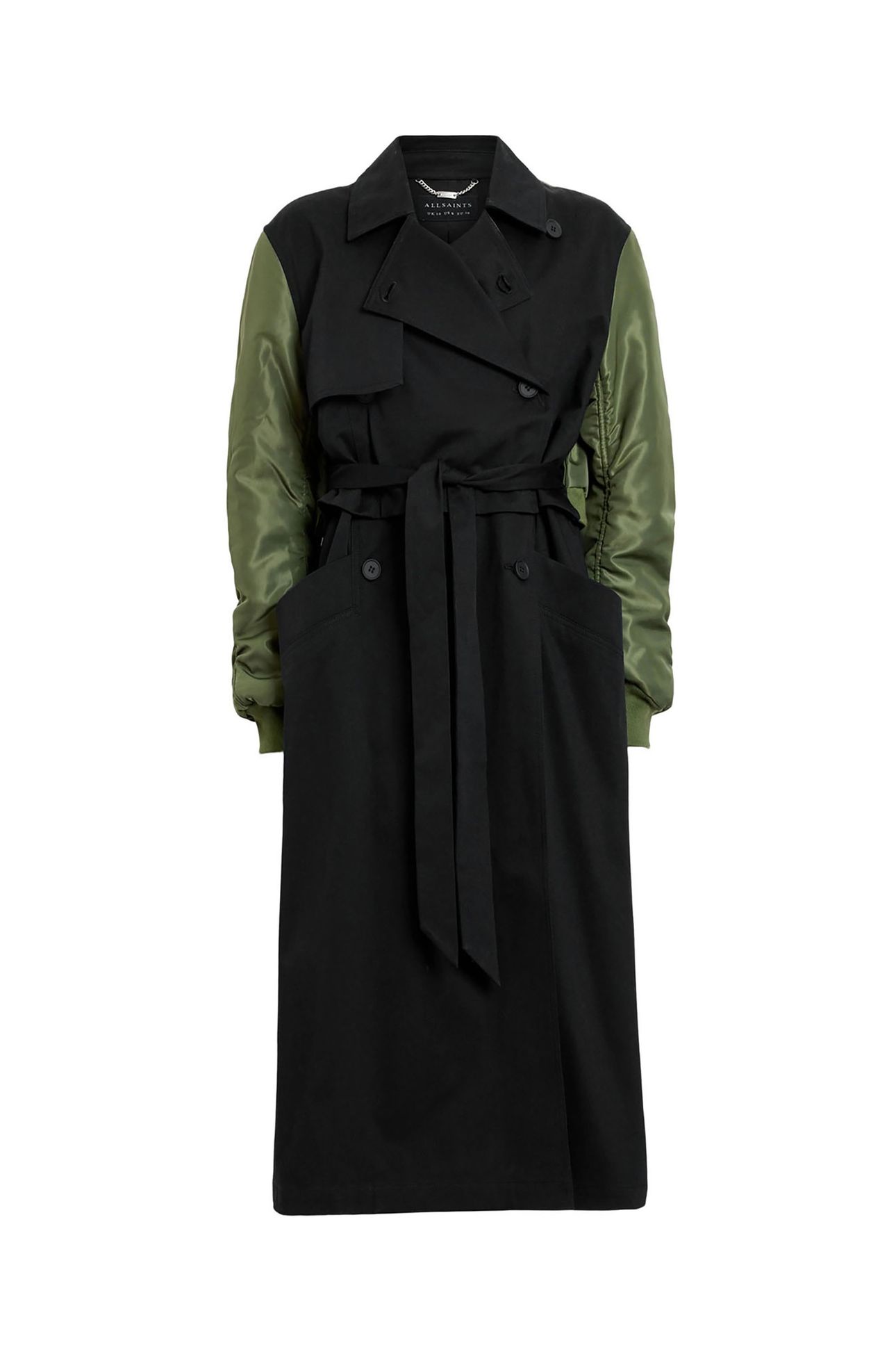 PENNI TRENCH KHAKI GREEN/BLACK 8