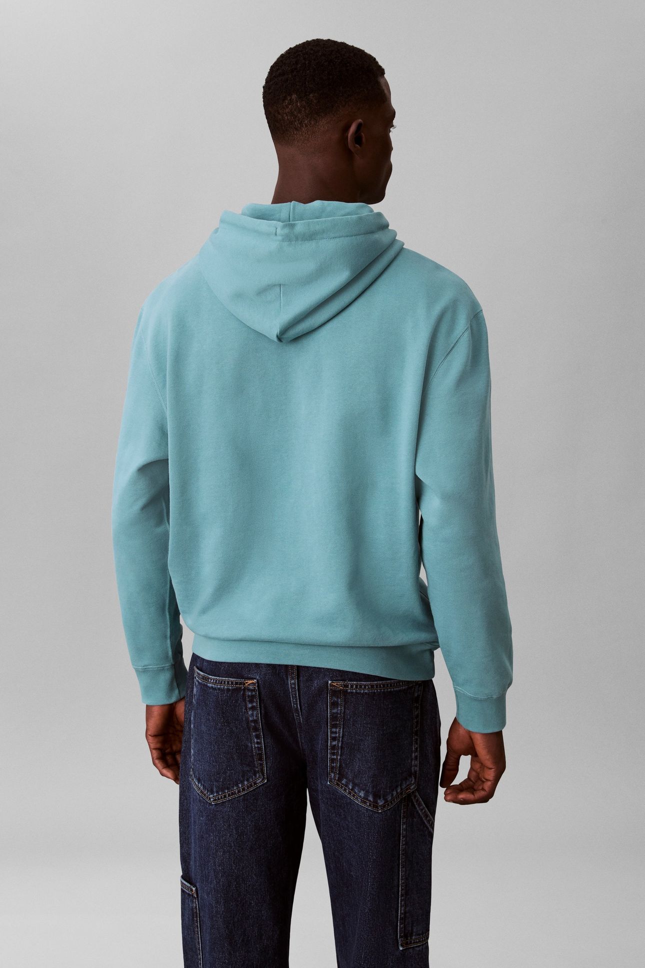 LS EU 350TERRY MICRO HOODIE TEQUILA BLUE 3