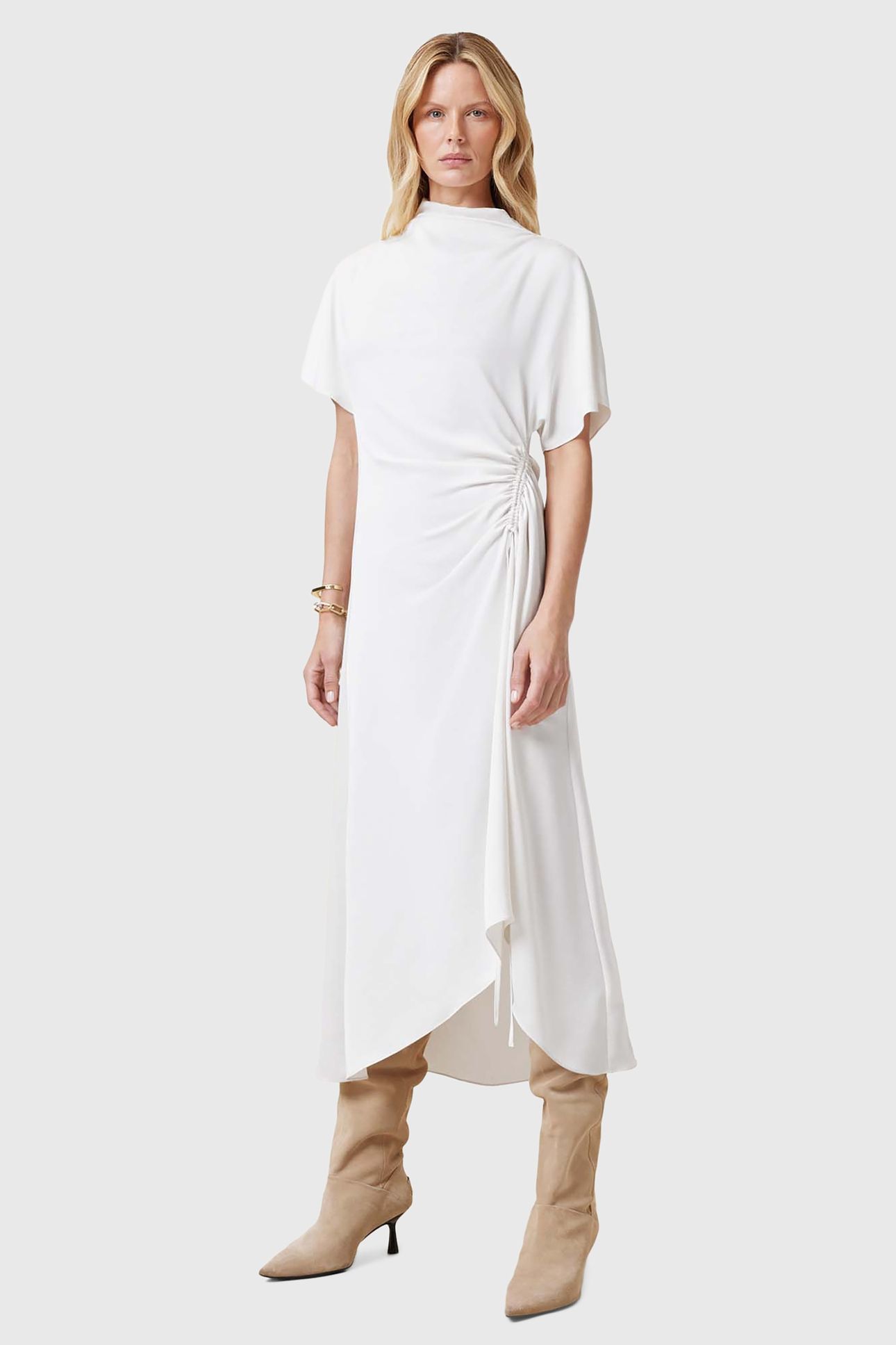 ROSIE DRESS TOFU WHITE 1