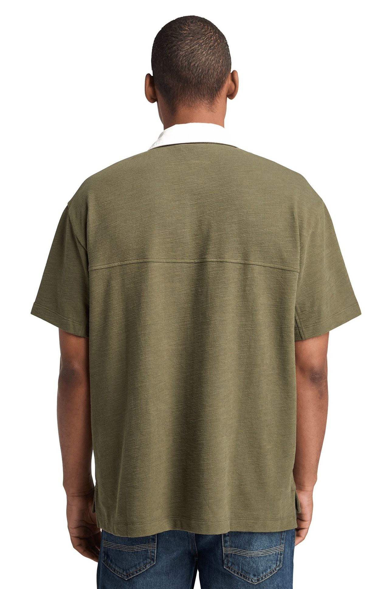 TEXTURED POLO LEAF GREEN 3