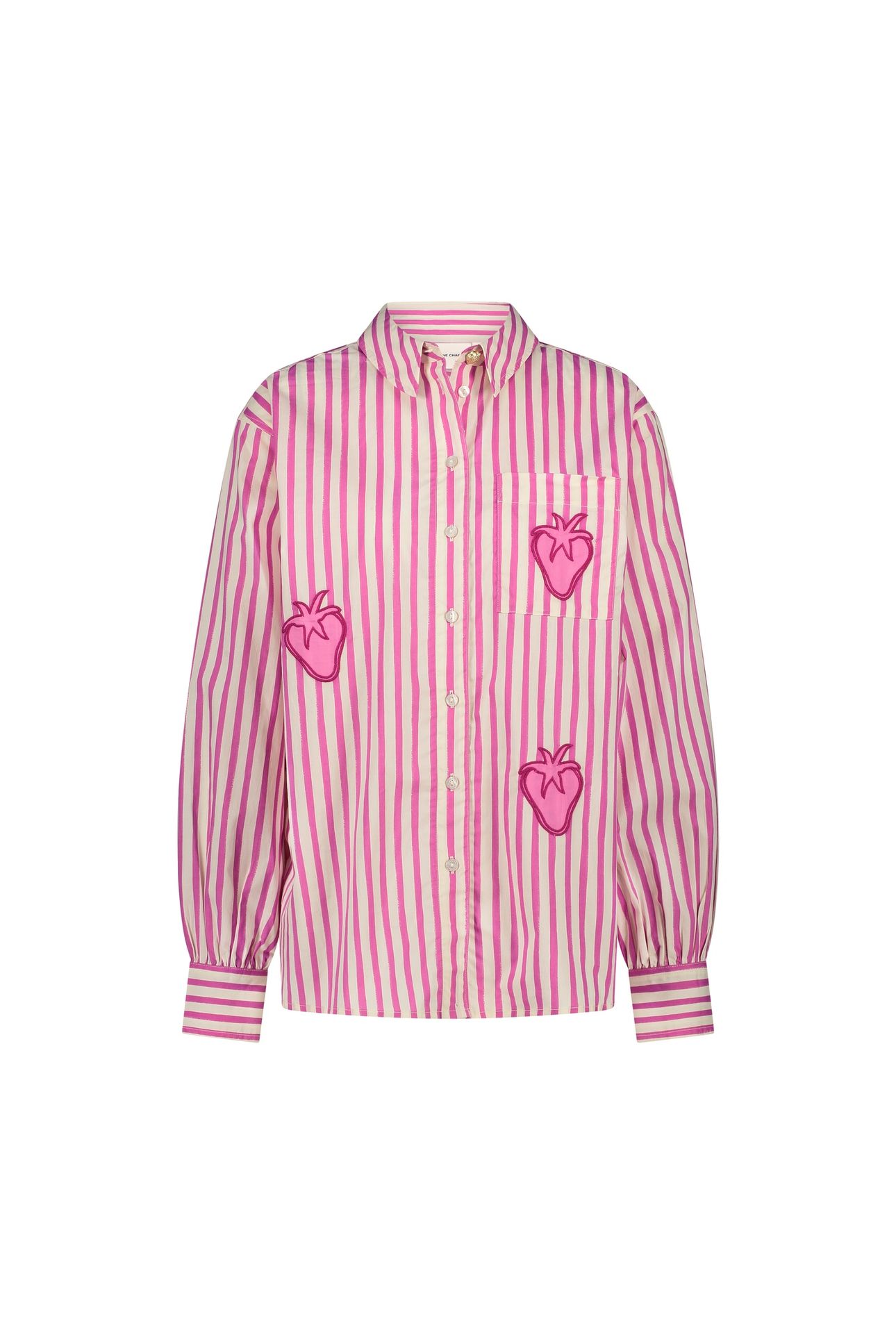 ALEX BLOUSE PINK DREAM/WARM WHITE 3