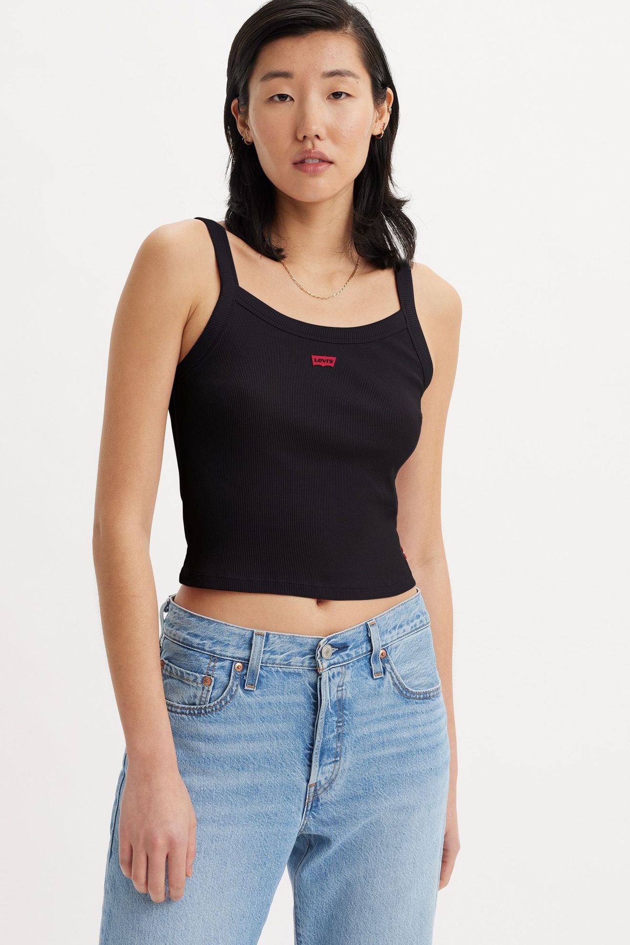 ESSENTIAL SPORTY TANK TOP BLACK 2