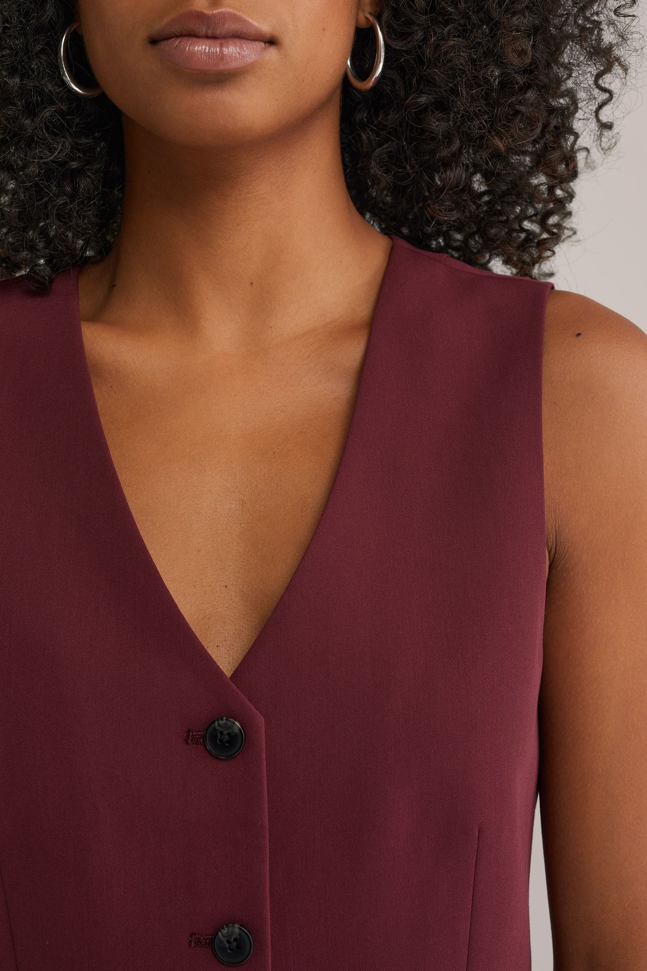 WAISTCOAT BURGUNDY RED 5