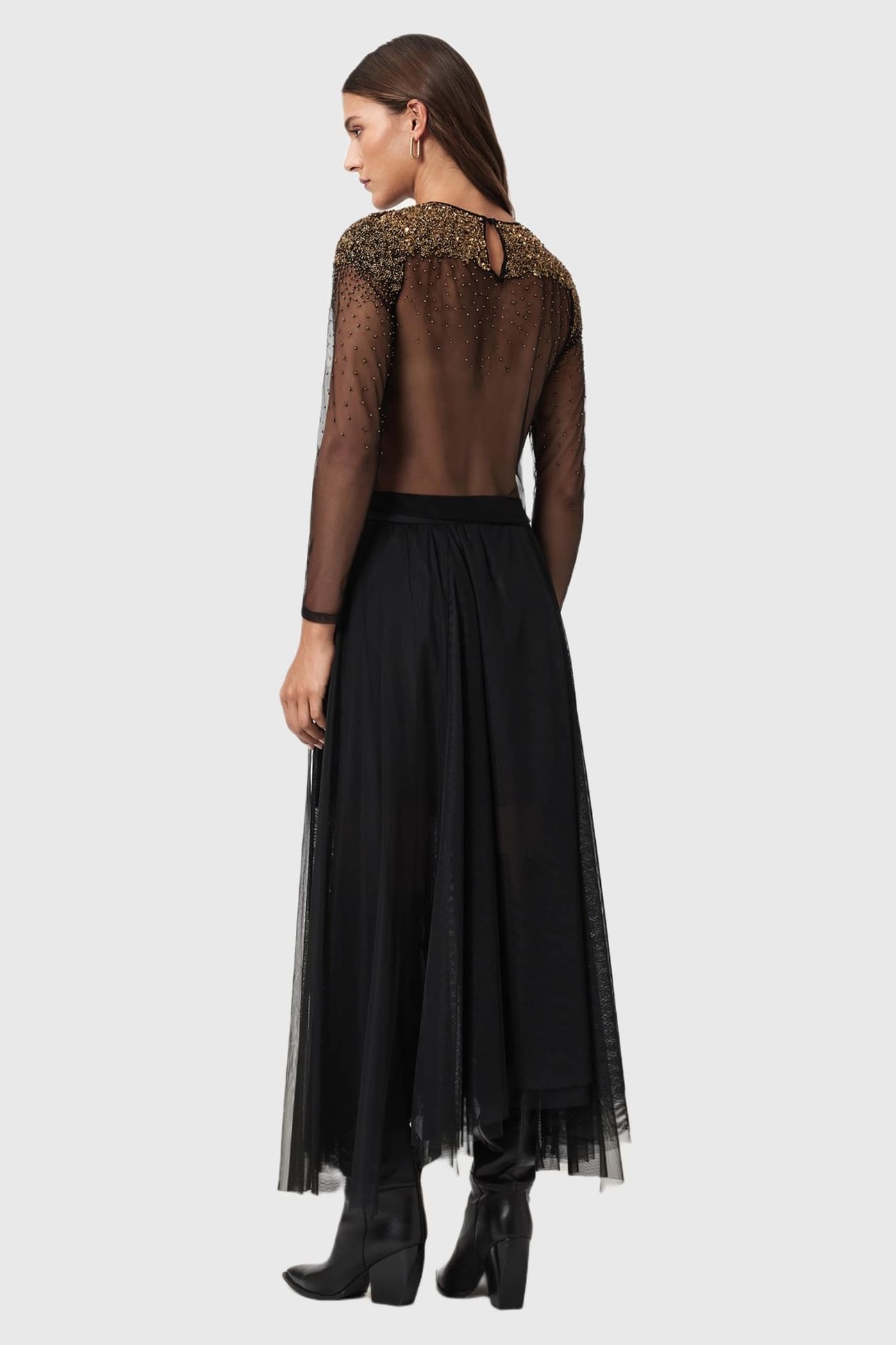 ALLY TULLE SKIRT BLACK 4