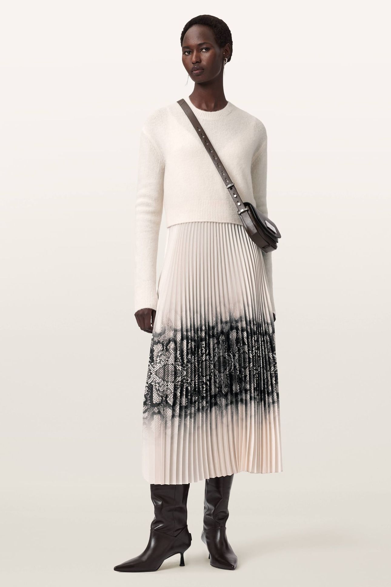 CURTIS OPHIS DRESS CHALK WHITE 1