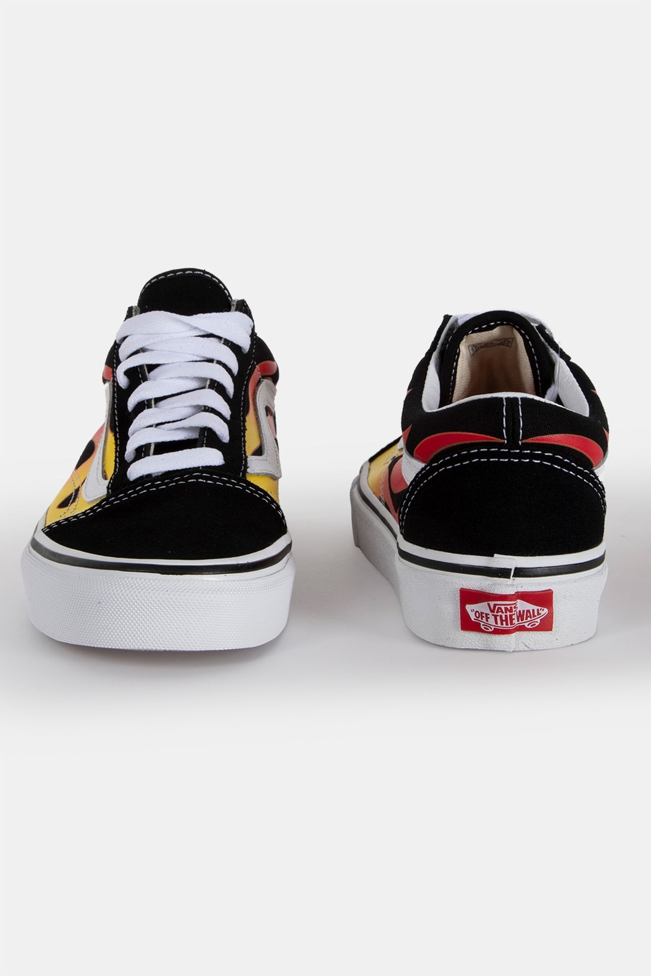 UNISEX OLD SKOOL FLAME BLACK/WHITE 3