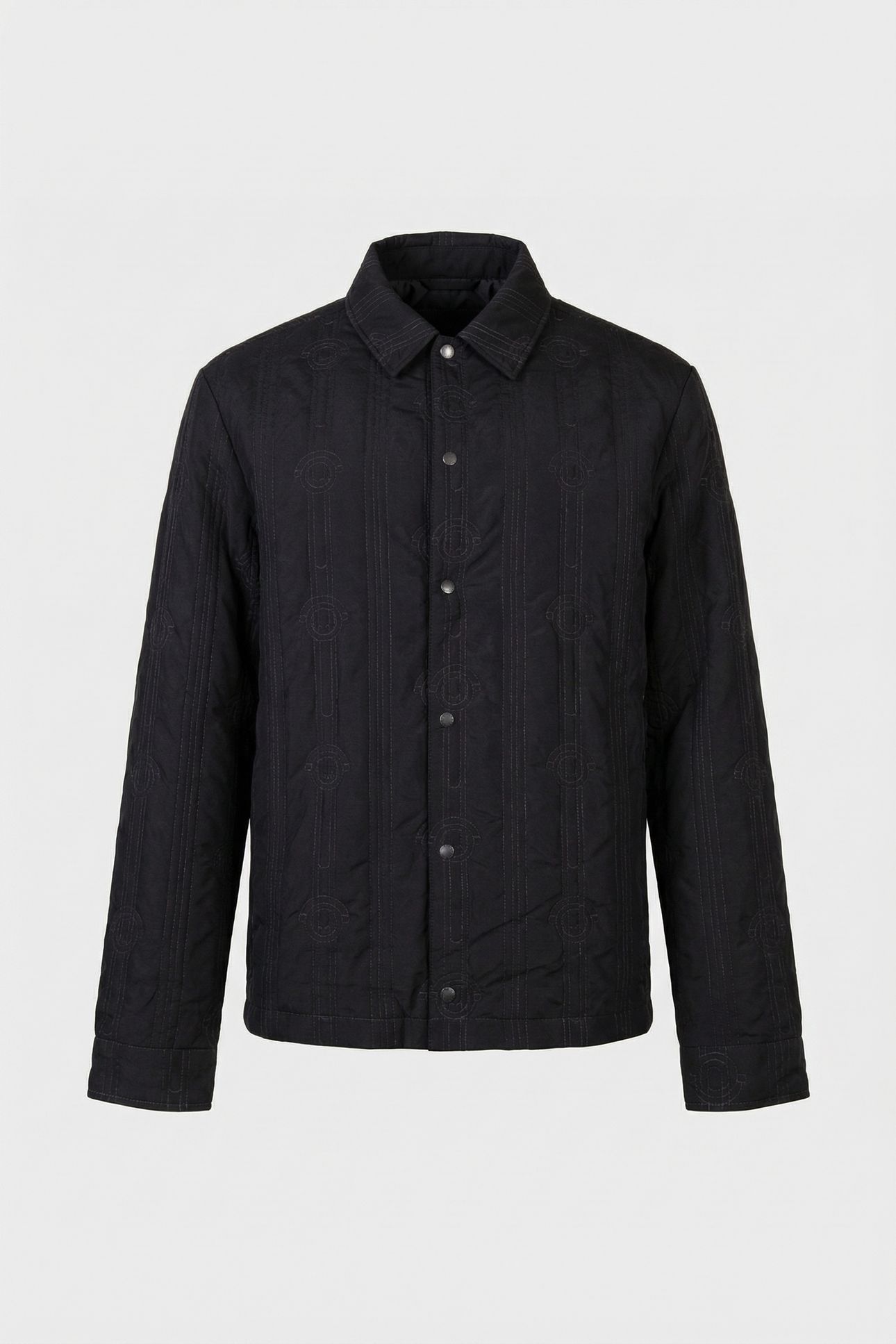 LIGHTWEIGHT QUILTED OVERSHIRT BLACK ICE 4