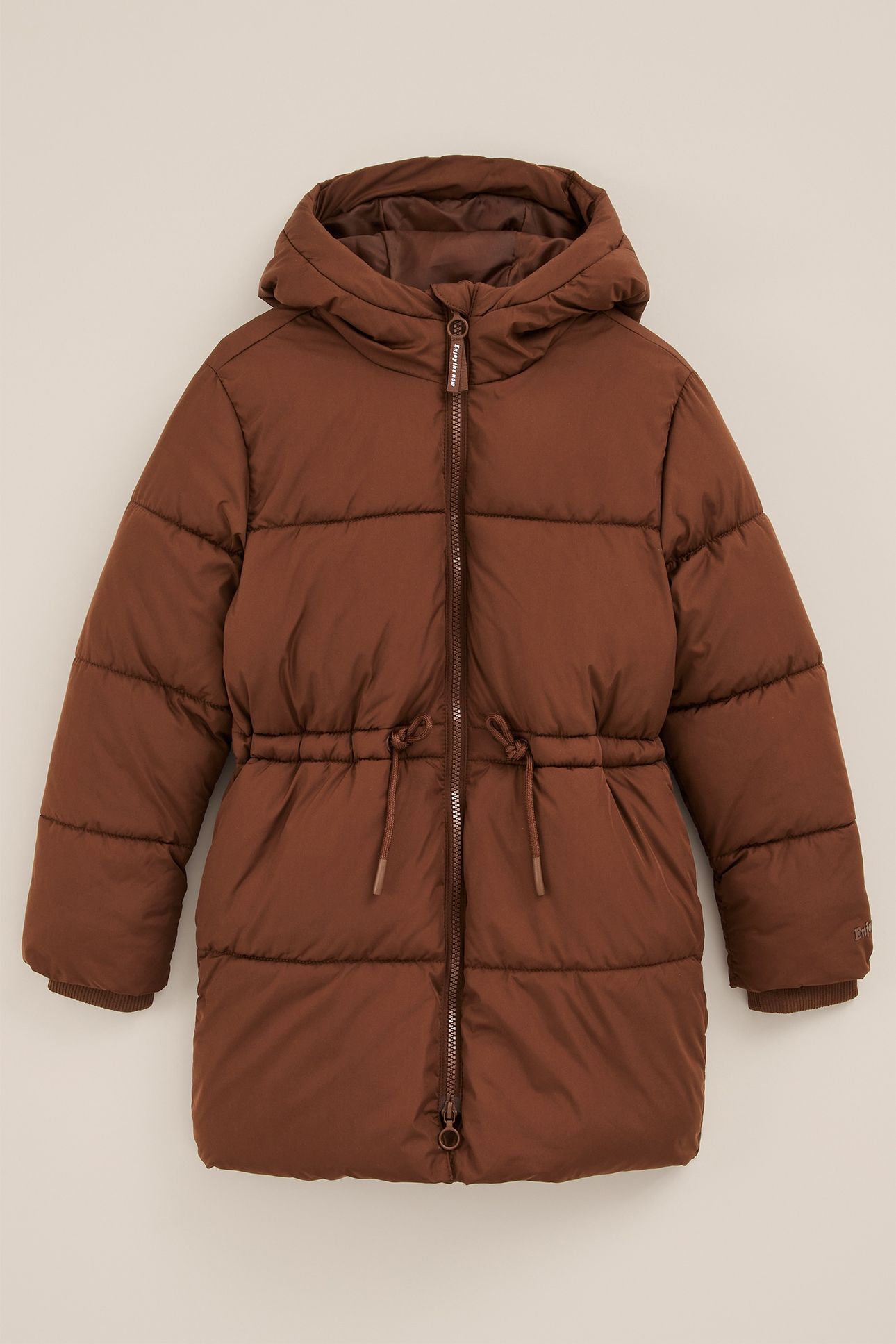 JACKET LONG LENGTH BROWN 3