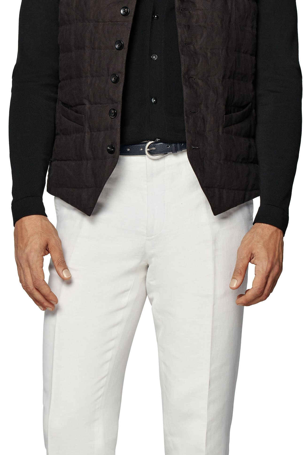BODYWARMER-DARK-BROWN DARK BROWN 2