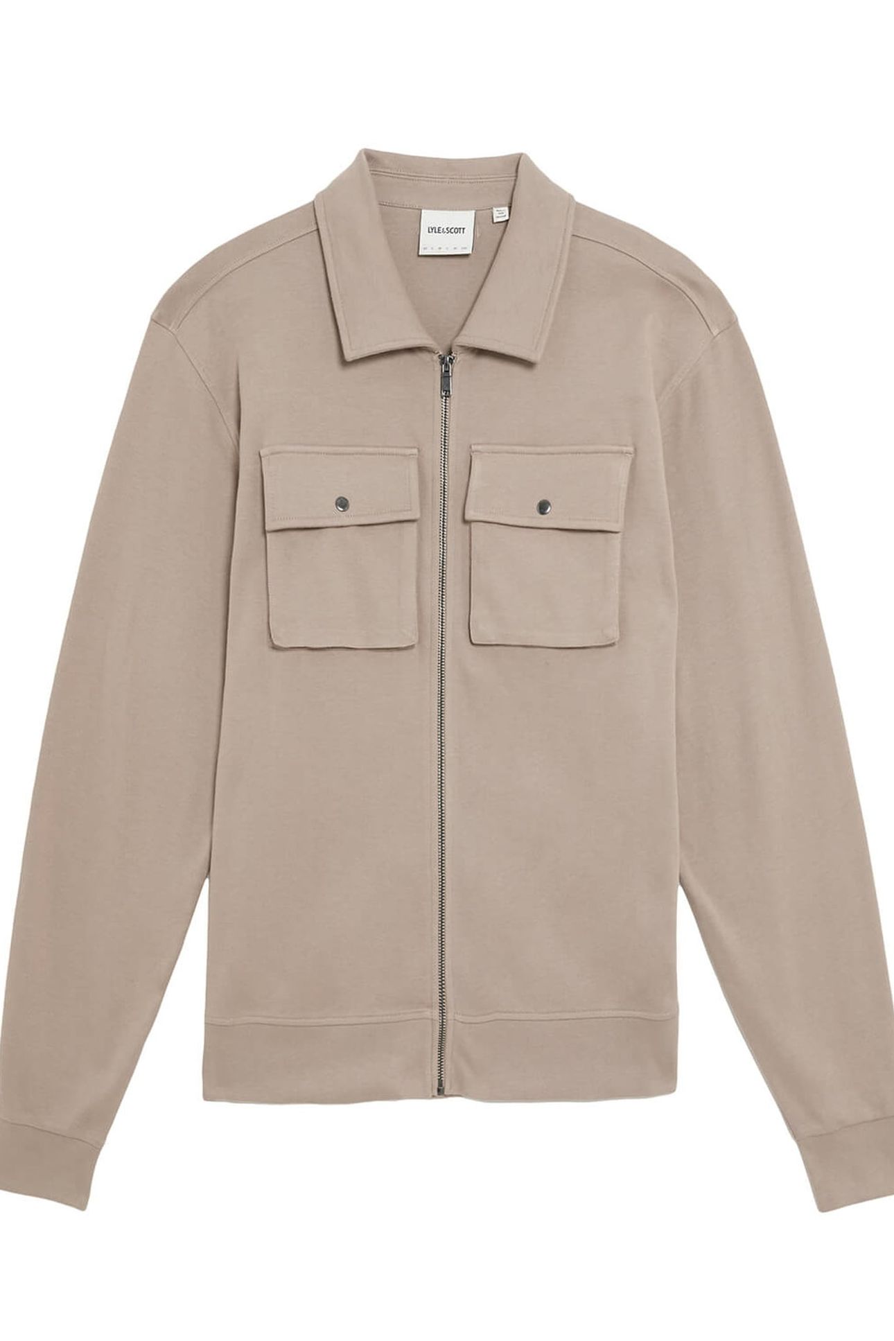 INTERLOCK JERSEY OVERSHIRT COBBLESTONE 4