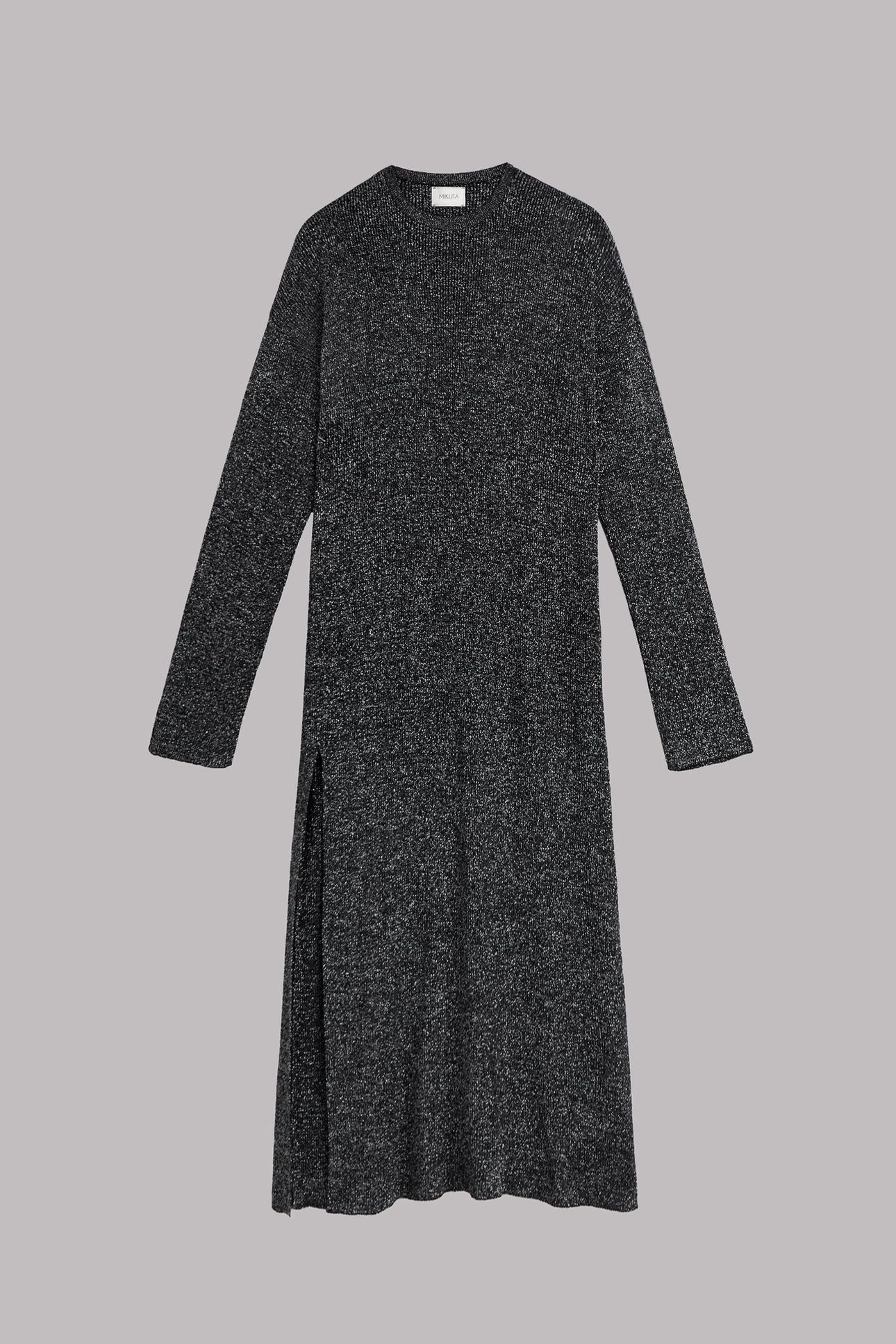 THE SILVER SPARKLY LOOSE LONGSLEEVE DRESS 3