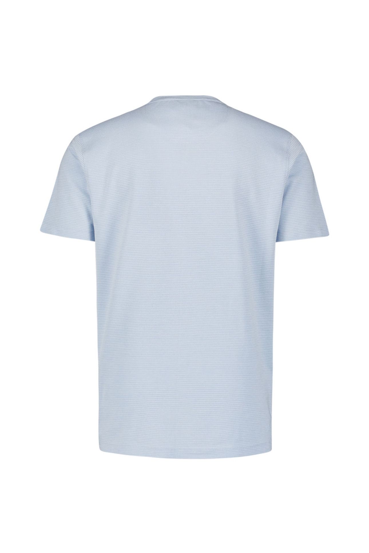 T-SHIRT CREWNECK SOLID RELIEF KNIT SKY 6