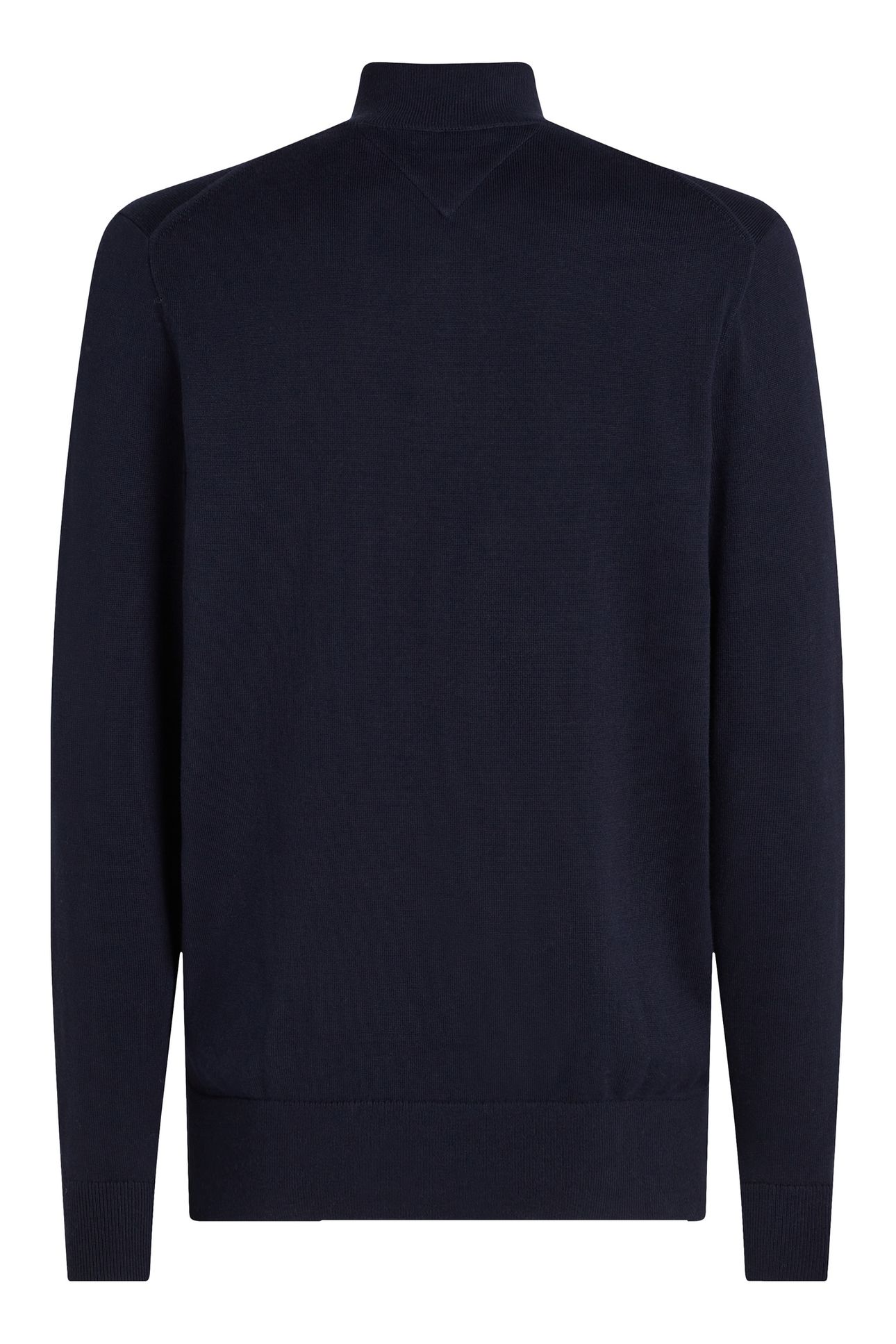 ESSENTIAL COTTON HALF ZIP NAVY BLUE 5