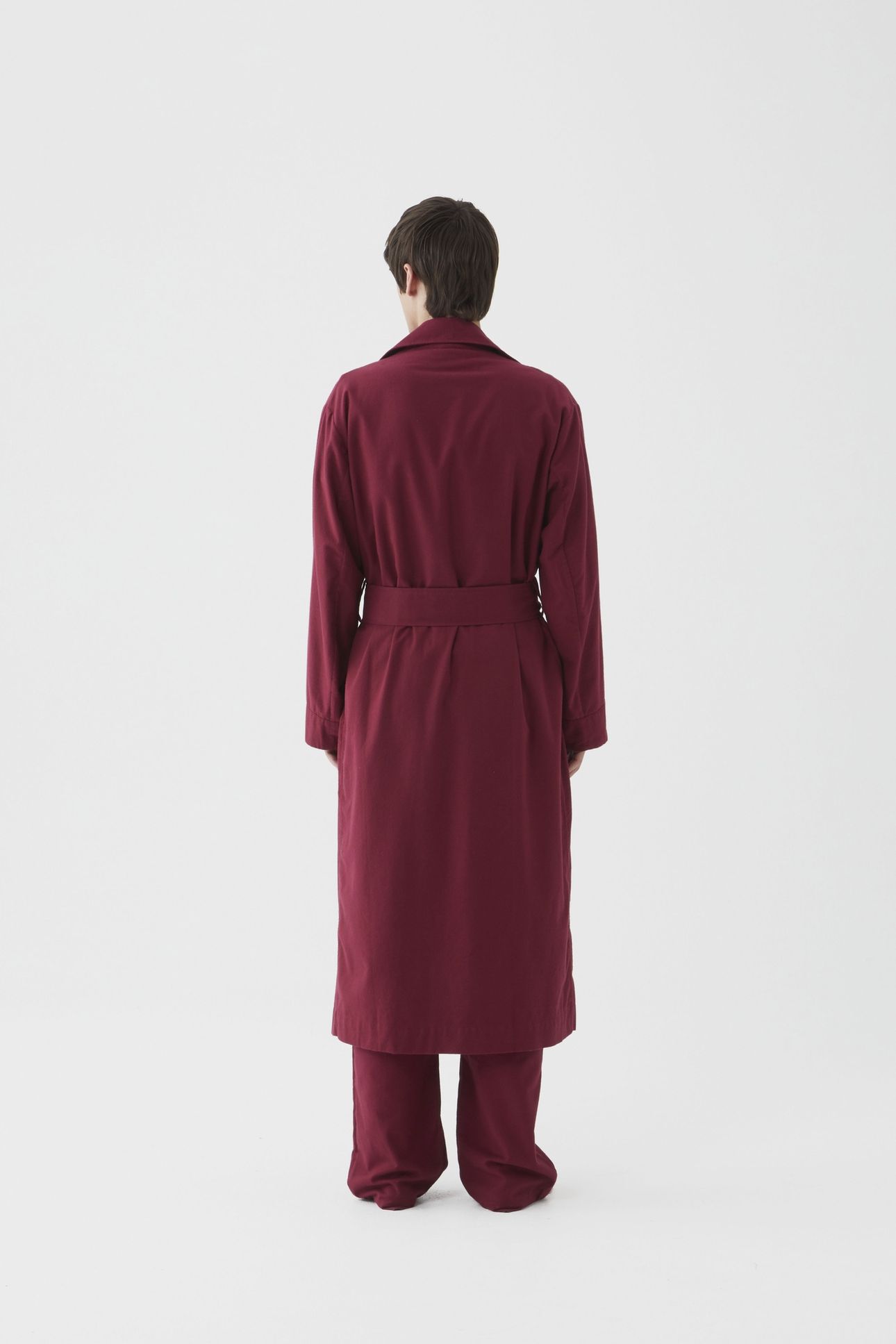 UNISEX FLANNEL, DRESSING GOWN BEYOND RED 5