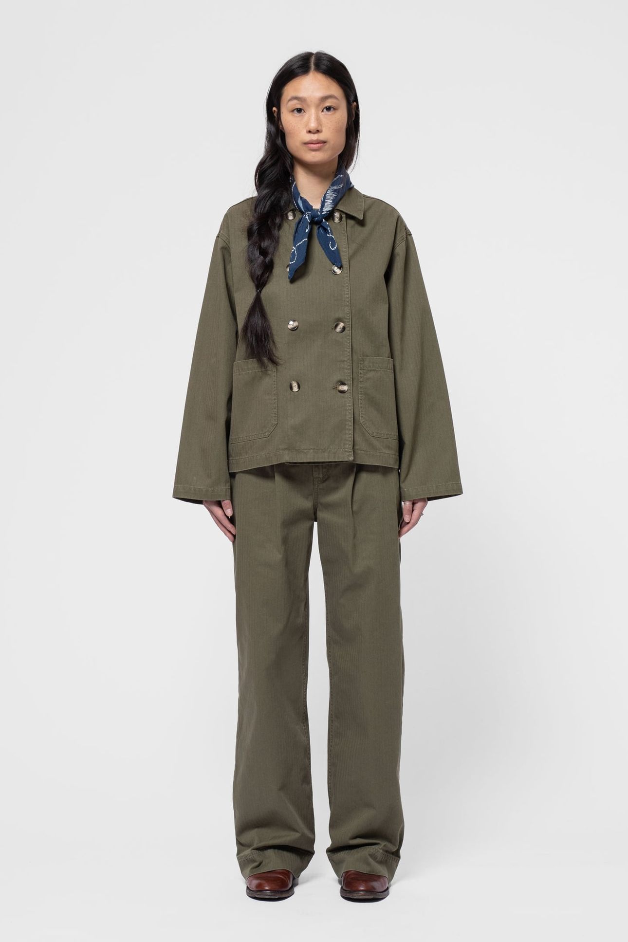 BIBBI WORKWEAR JACKET OLIVE 1