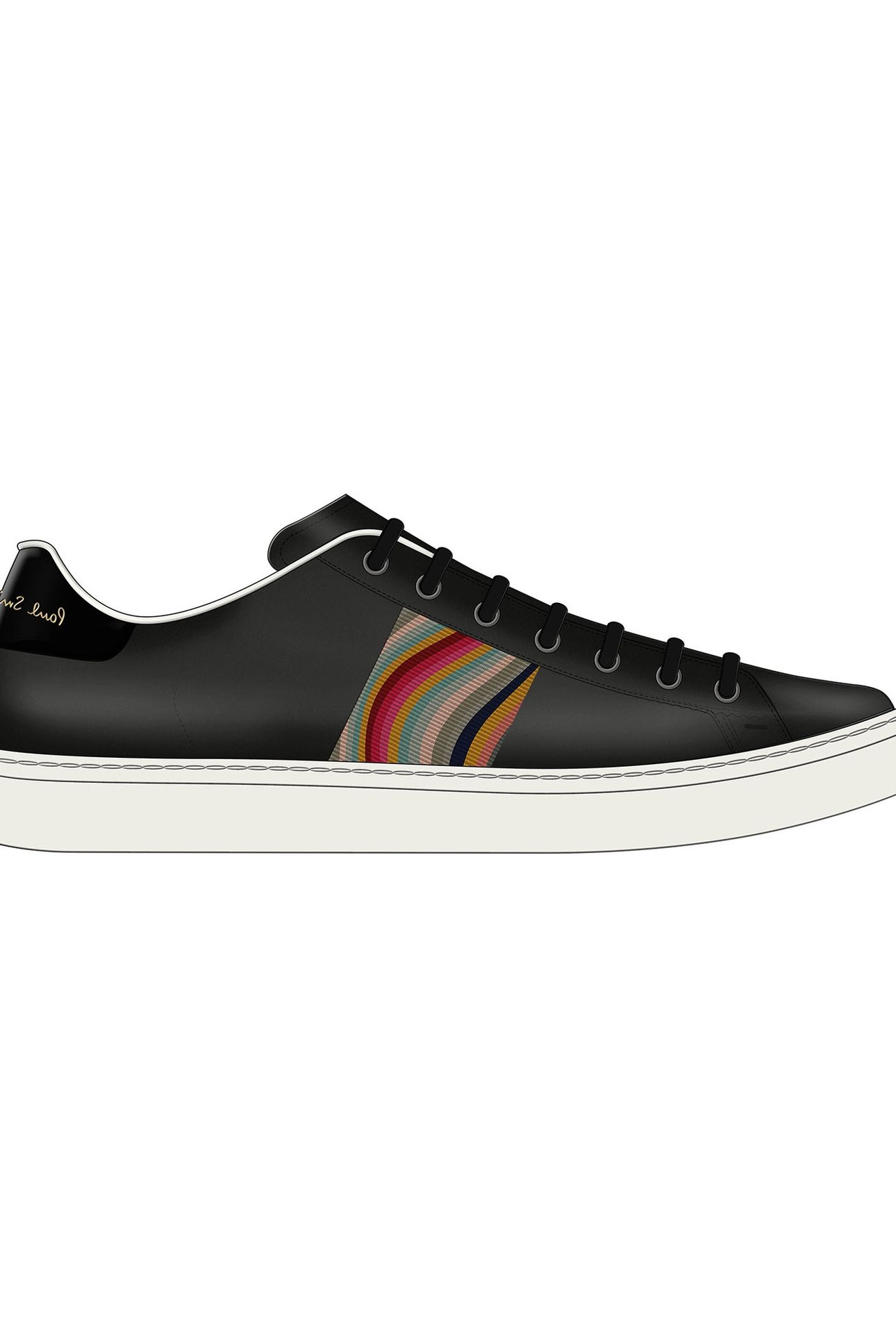 SHOE LAPIN BLACK SWIRL BLACK 5