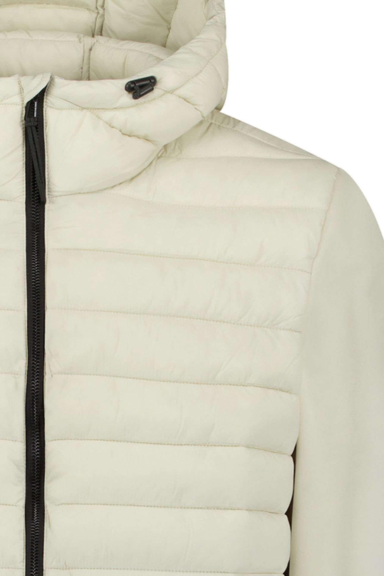 JACKET HOODED PADDED MIX WITH SWEAT KIT 3