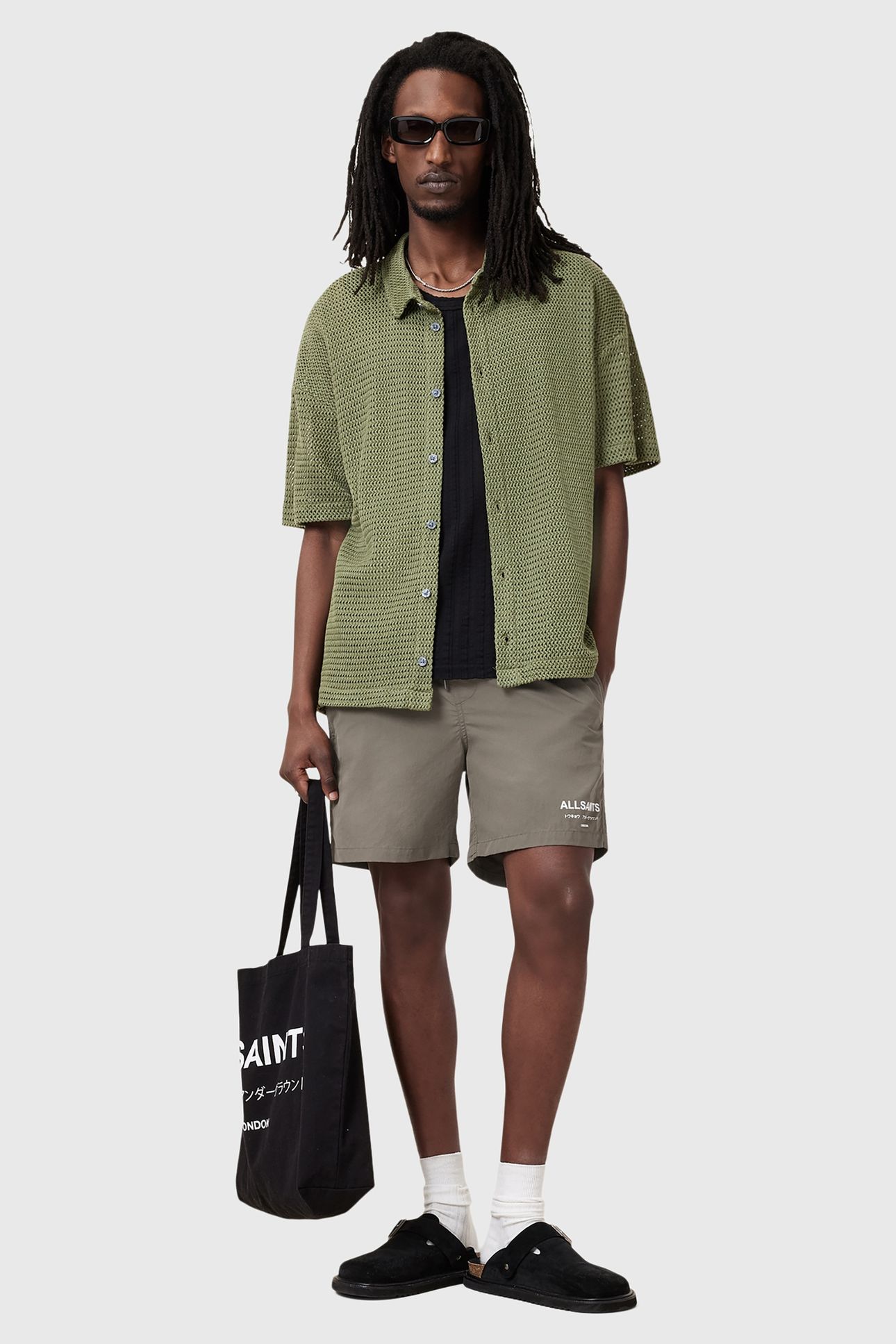 UNDERGROUND SWIMSHRT ASH KHAKI GREEN 1
