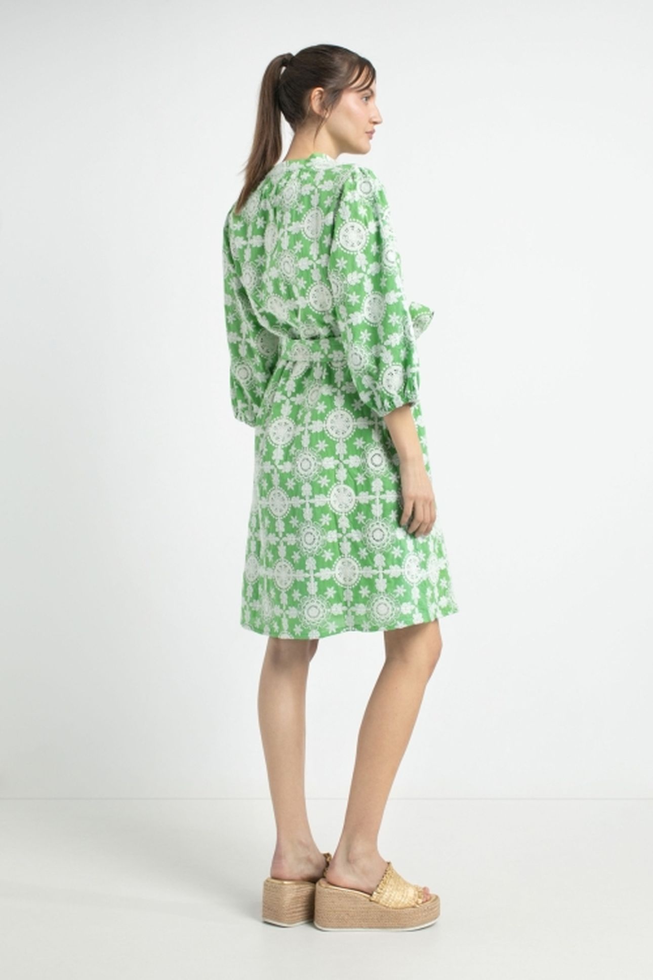DJENNA DRESS PARROT GREEN 4