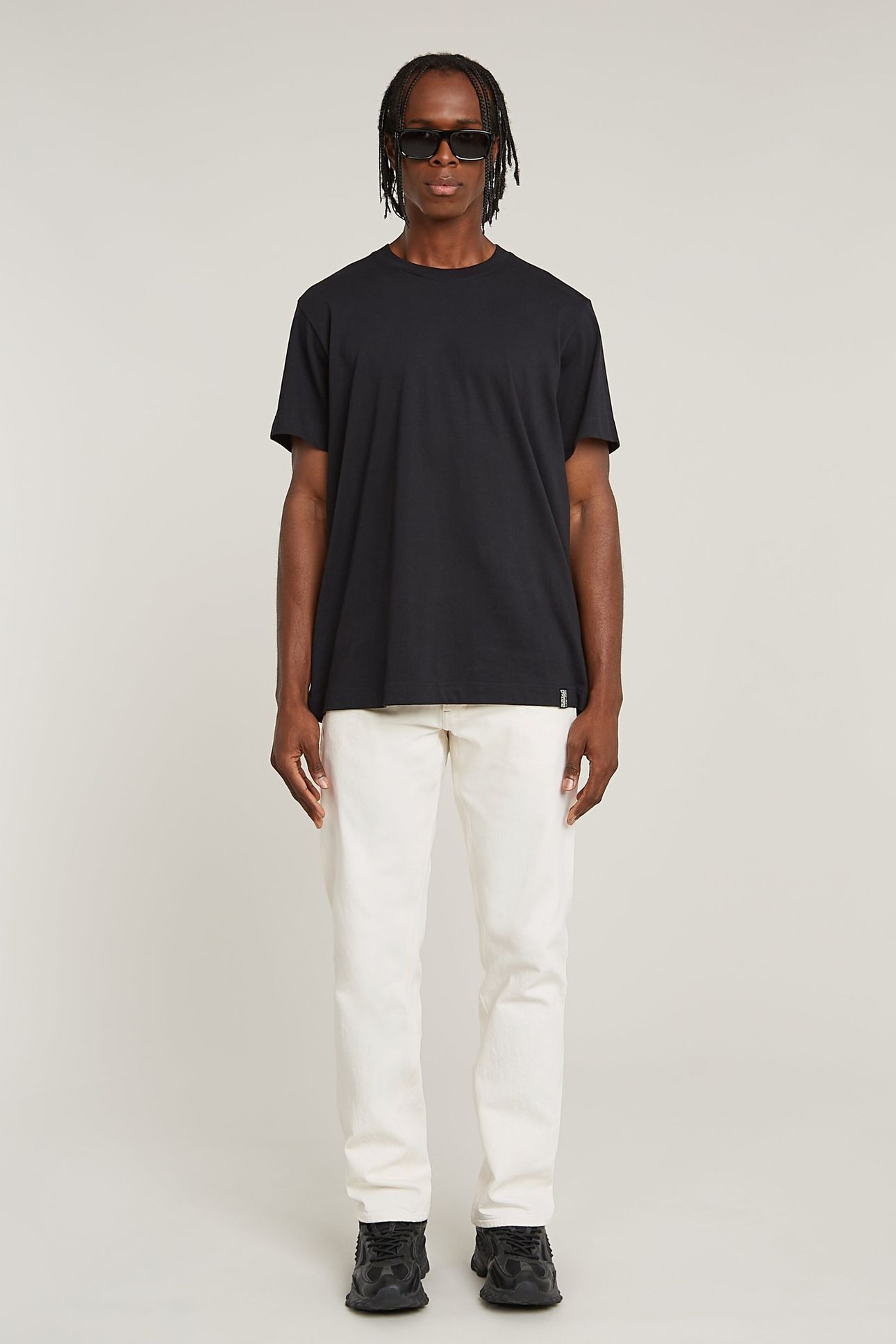MOSA STRAIGHT JEANS 96 ECRU MOM WASHES 1