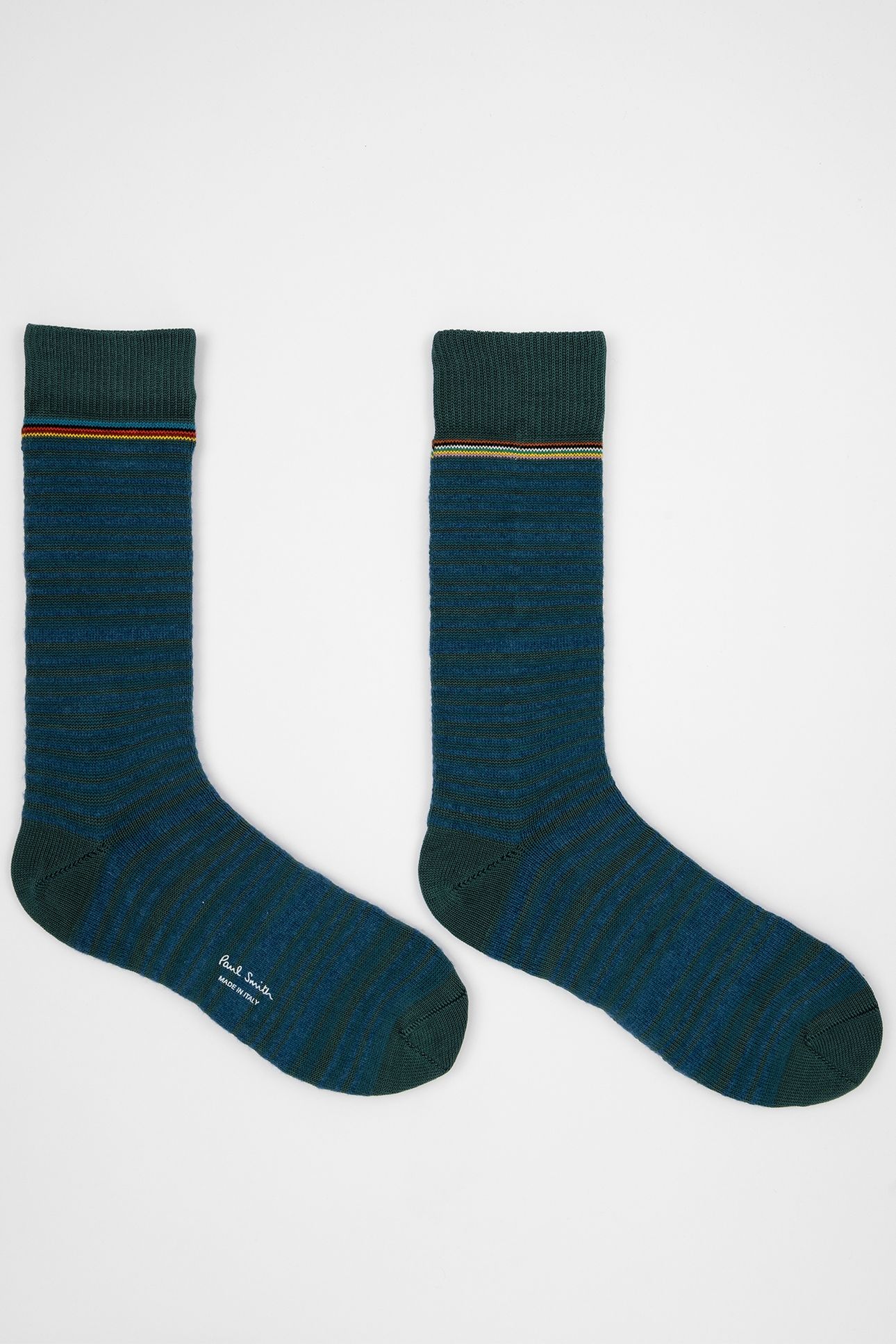 SOCK TONAL SIGNATURE PETROL GREEN 2