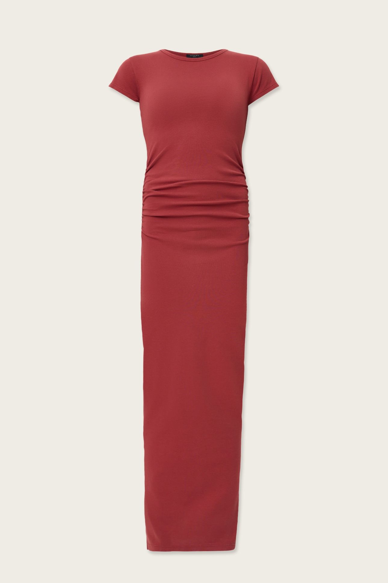 KATARINA SS DRESS BURNT BRICK RED 3