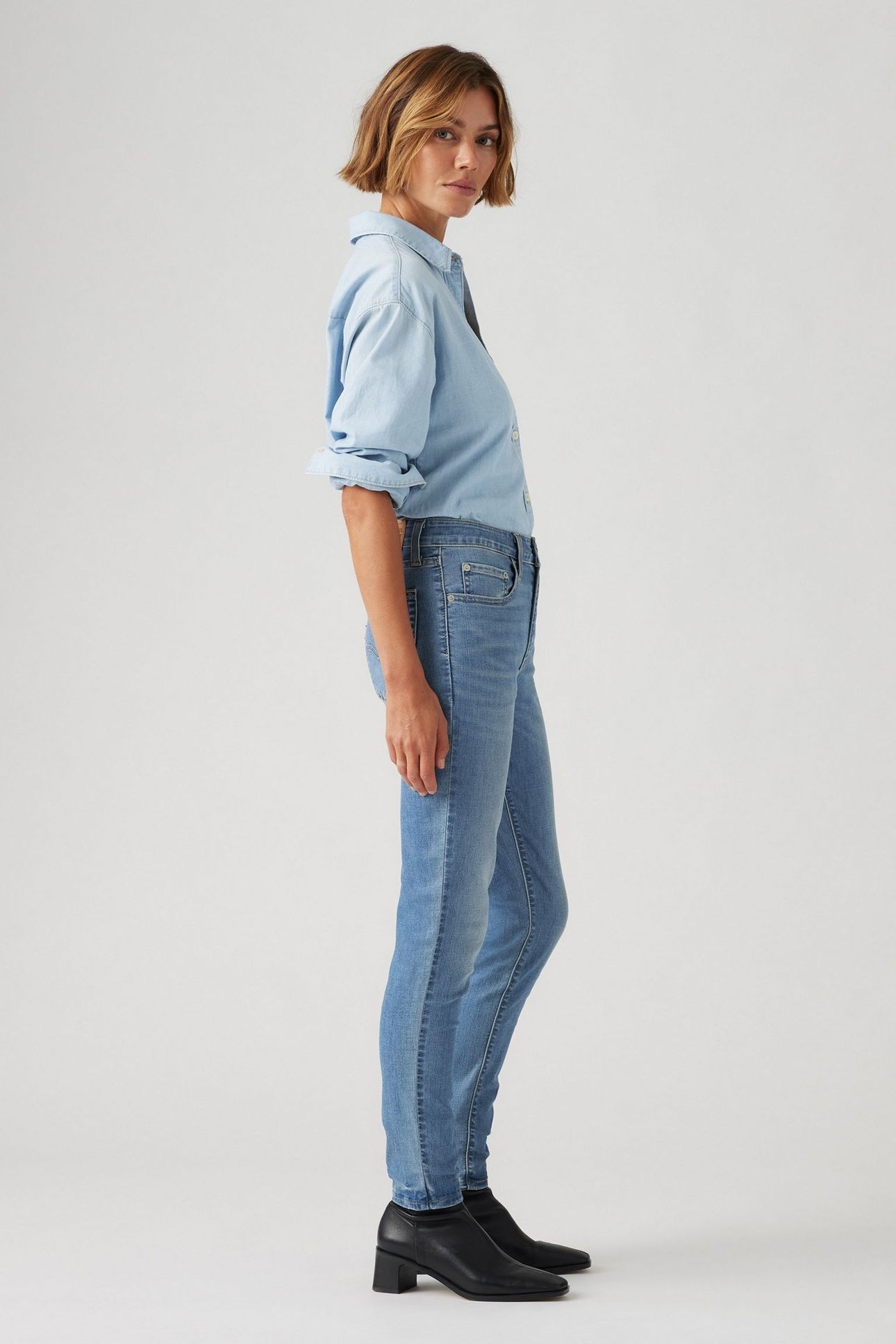 721 HIGH RISE SKINNY COOL MONEY 3