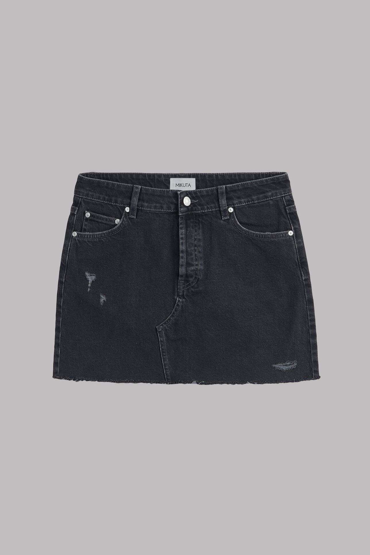 THE BLACK DENIM SKIRT 2