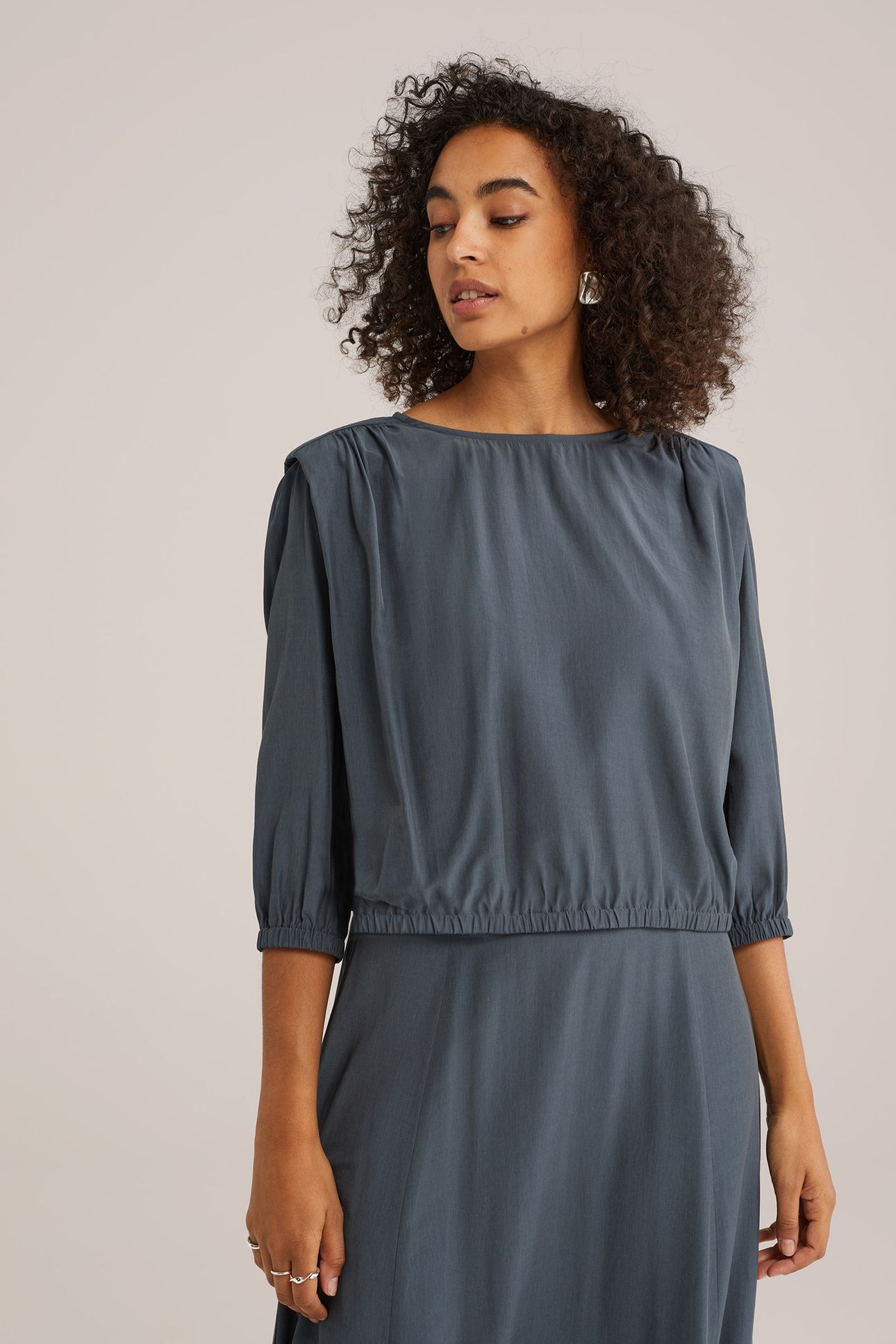 BLOUSE DARK GREY 1