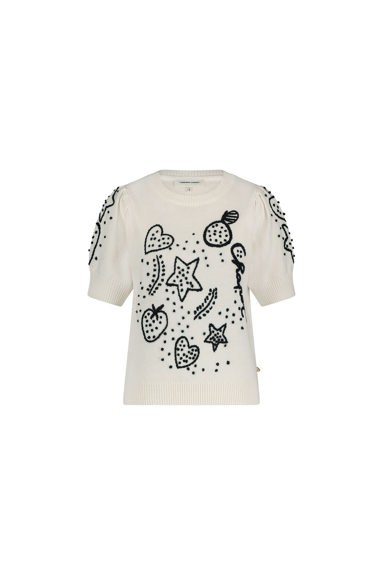 EDO SHORT SLEEVE PULLOVER COSY WHITE 4