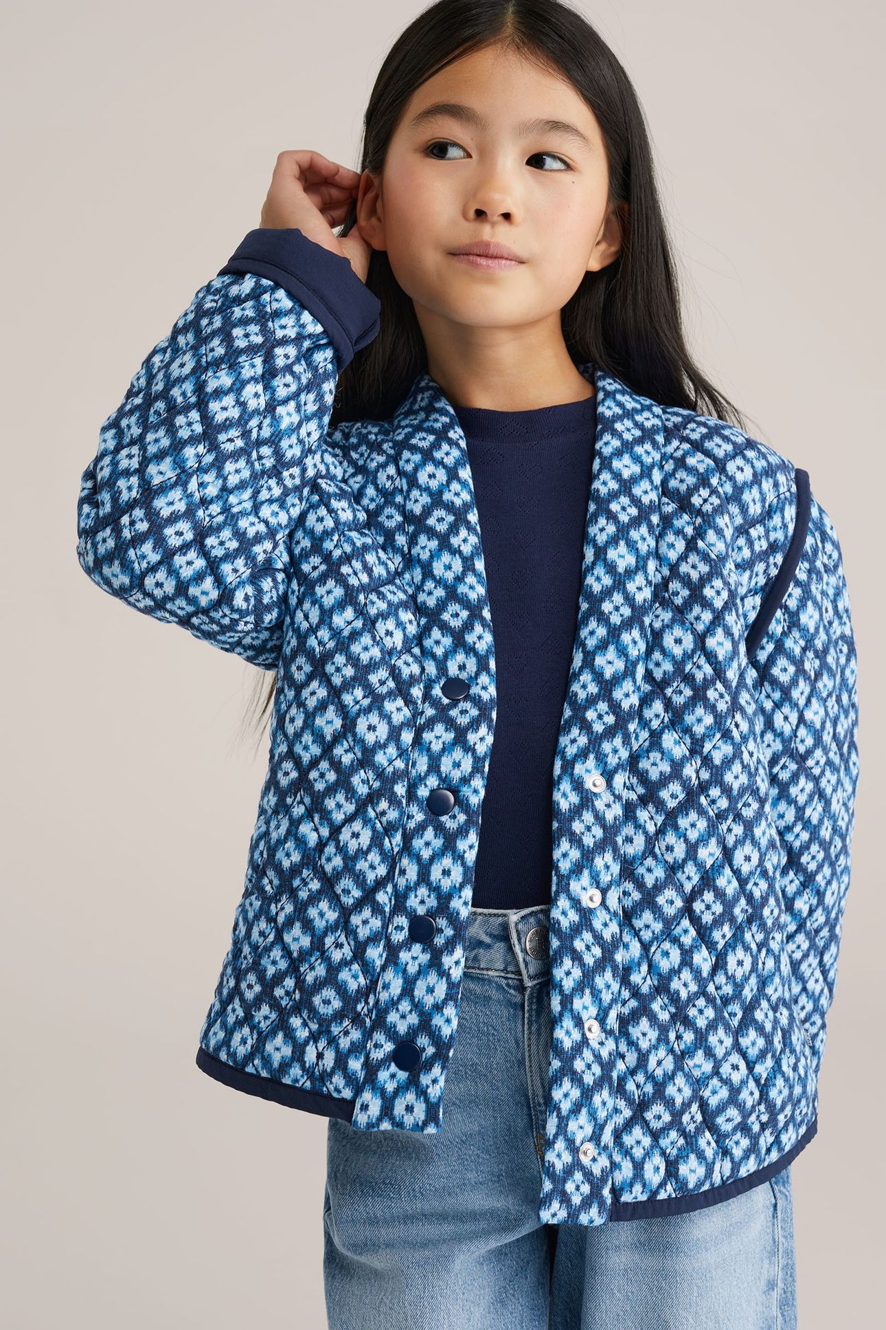 JACKET NORMAL LENGTH BLUE 1