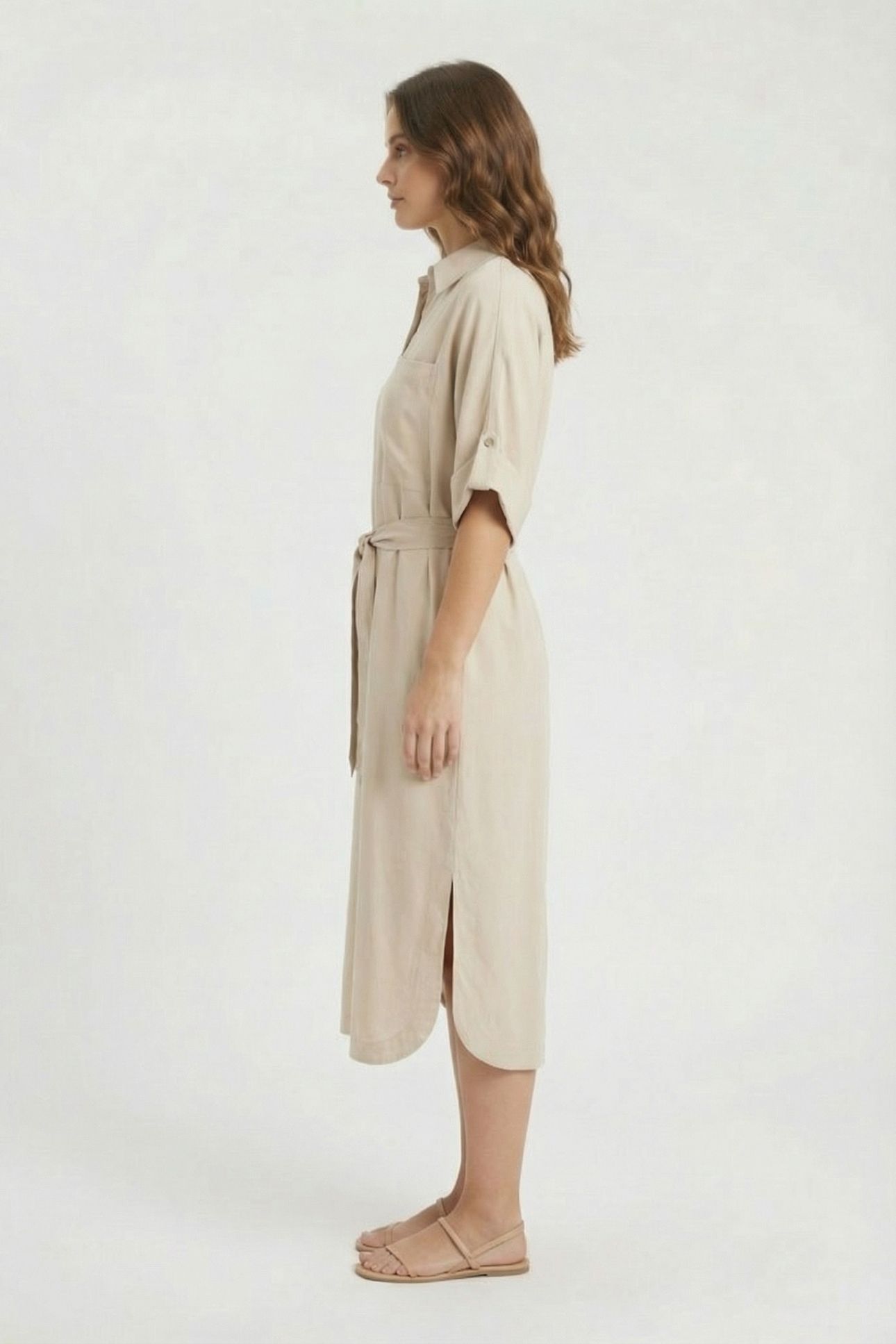 YARA DRESS SAND 3