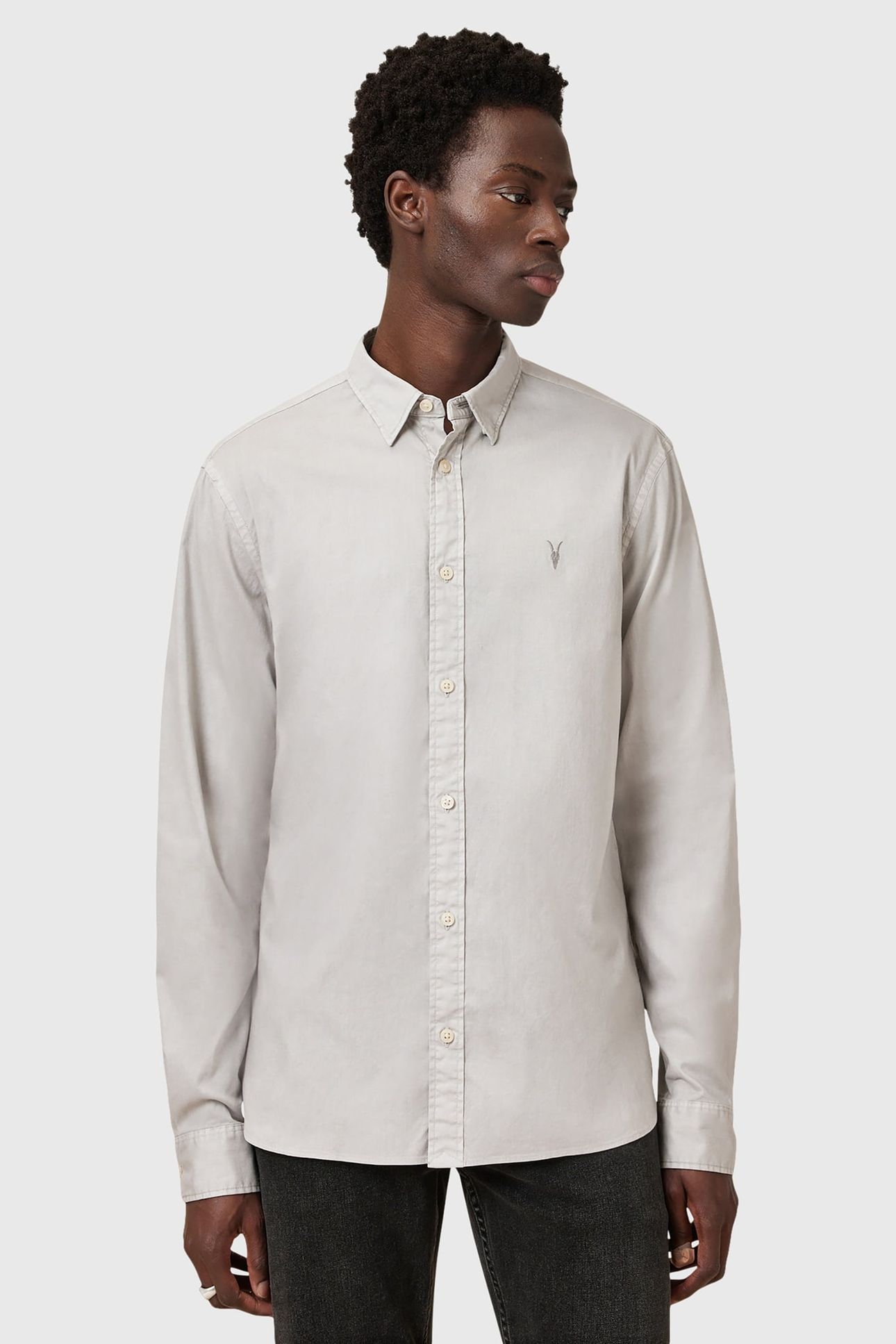 HAWTHORNE LS SHIRT CLOUDY GREY 1