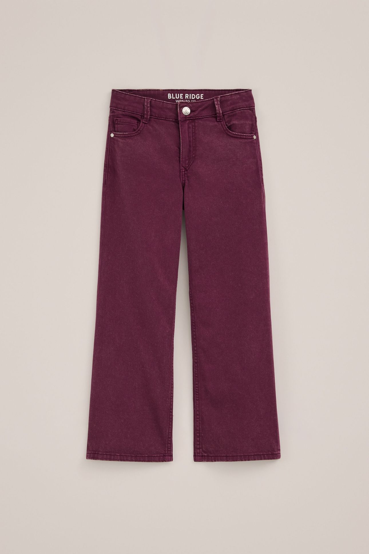 5-POCKET HIGH RISE AUBERGINE 3