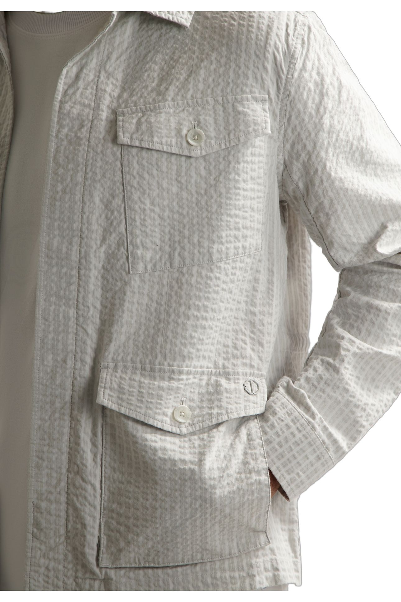 DS-ALCIE SAFARI JACKET SILVER BIRCH 6