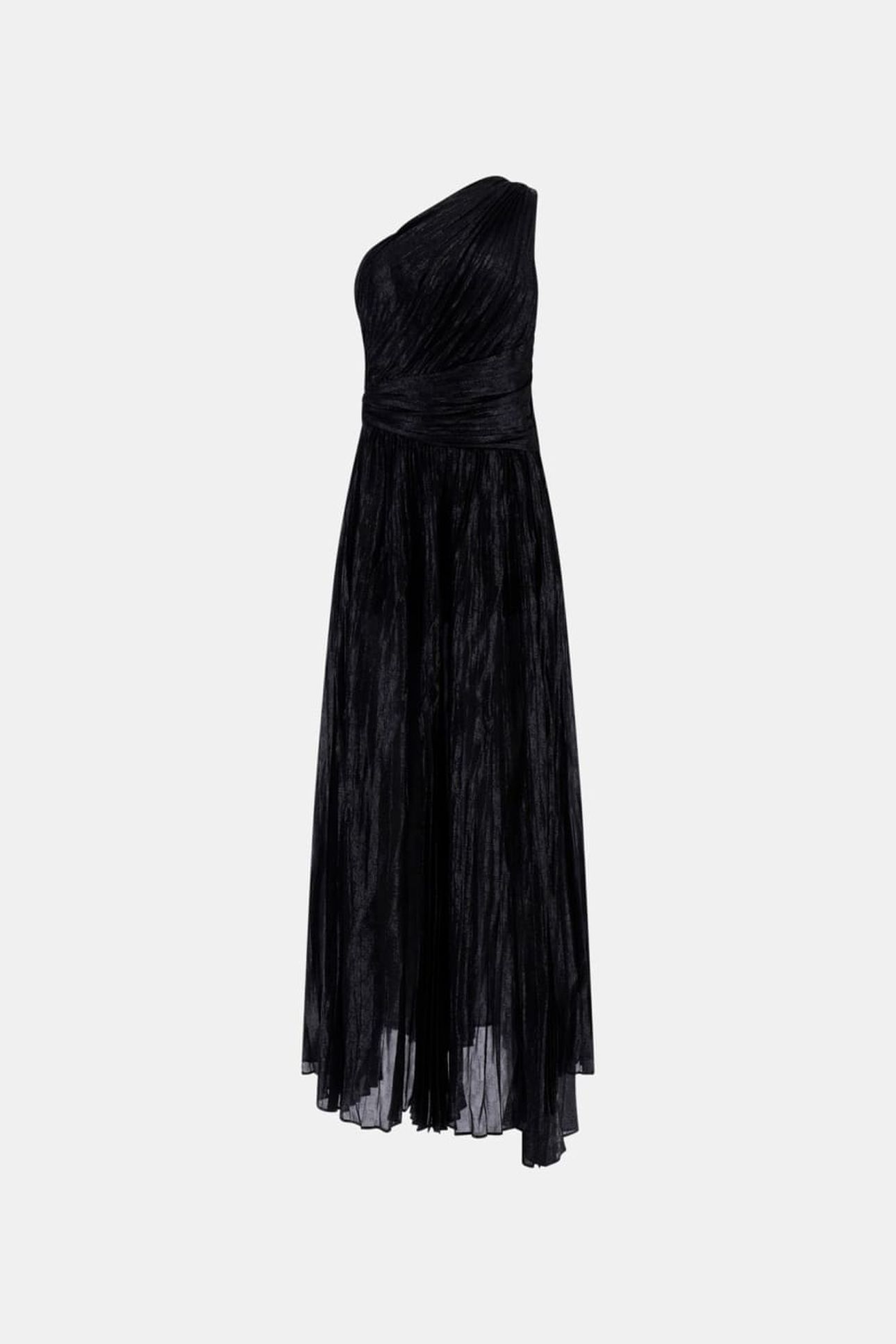 MARCIANO BY GUESS STEPHANY GOWN SHINY BLACK FOIL 3
