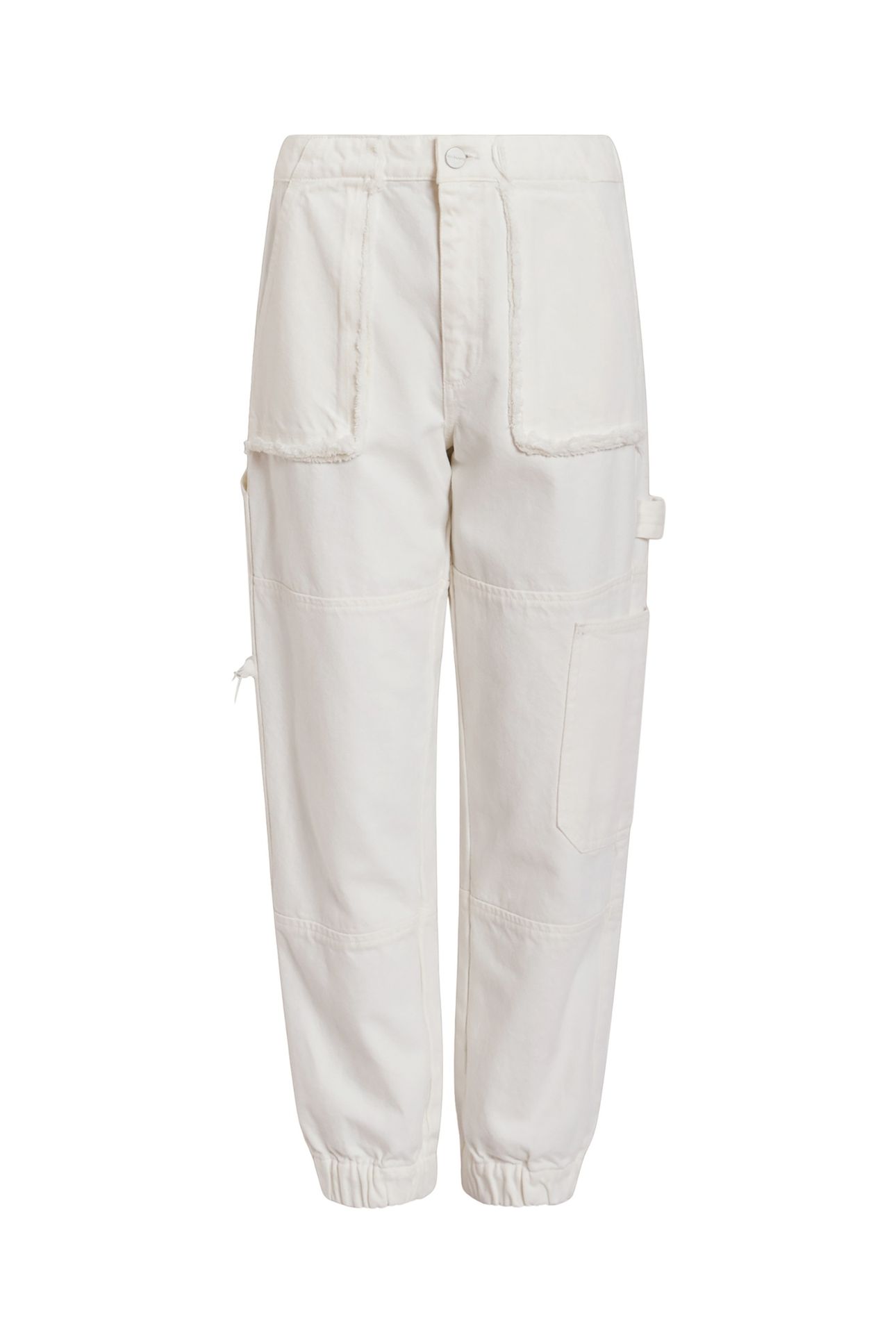 MILA FRAY TROUSER OFF WHITE 5