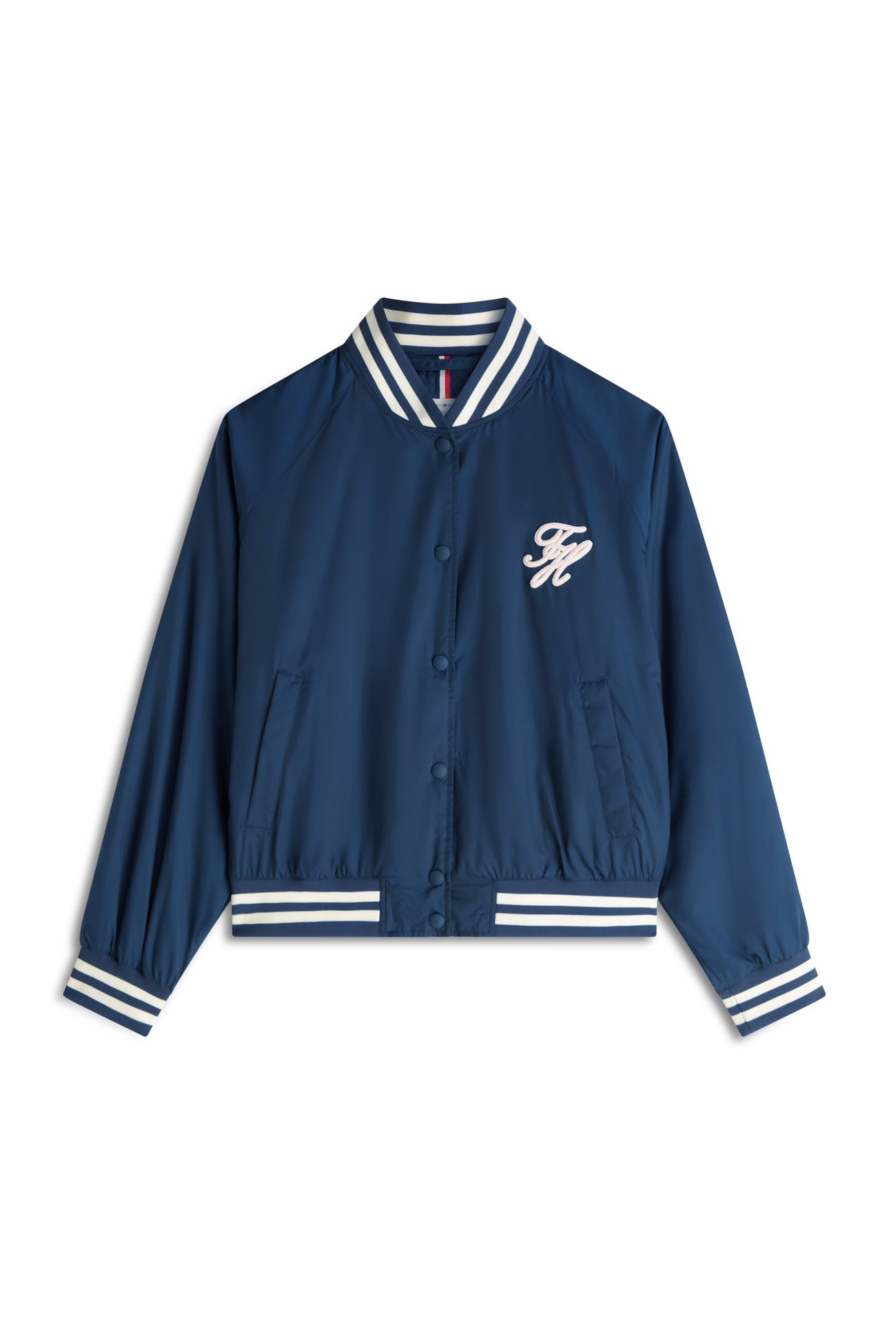 VARSITY NYLON BOMBER DARK NIGHT NAVY 5