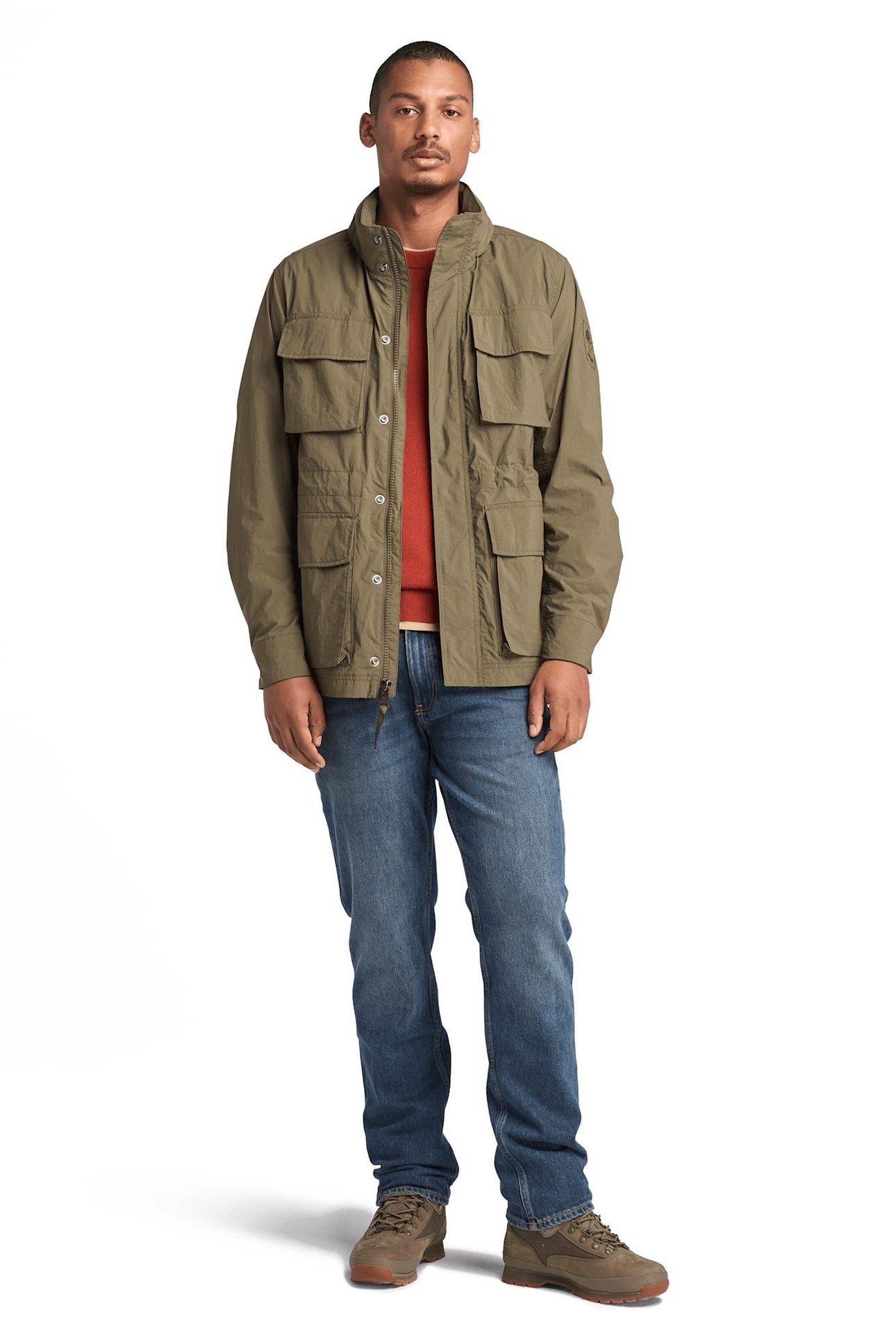 ABINGTON DURABLE WATER REPELLENT FIELD JACKET LEAF GREEN 3