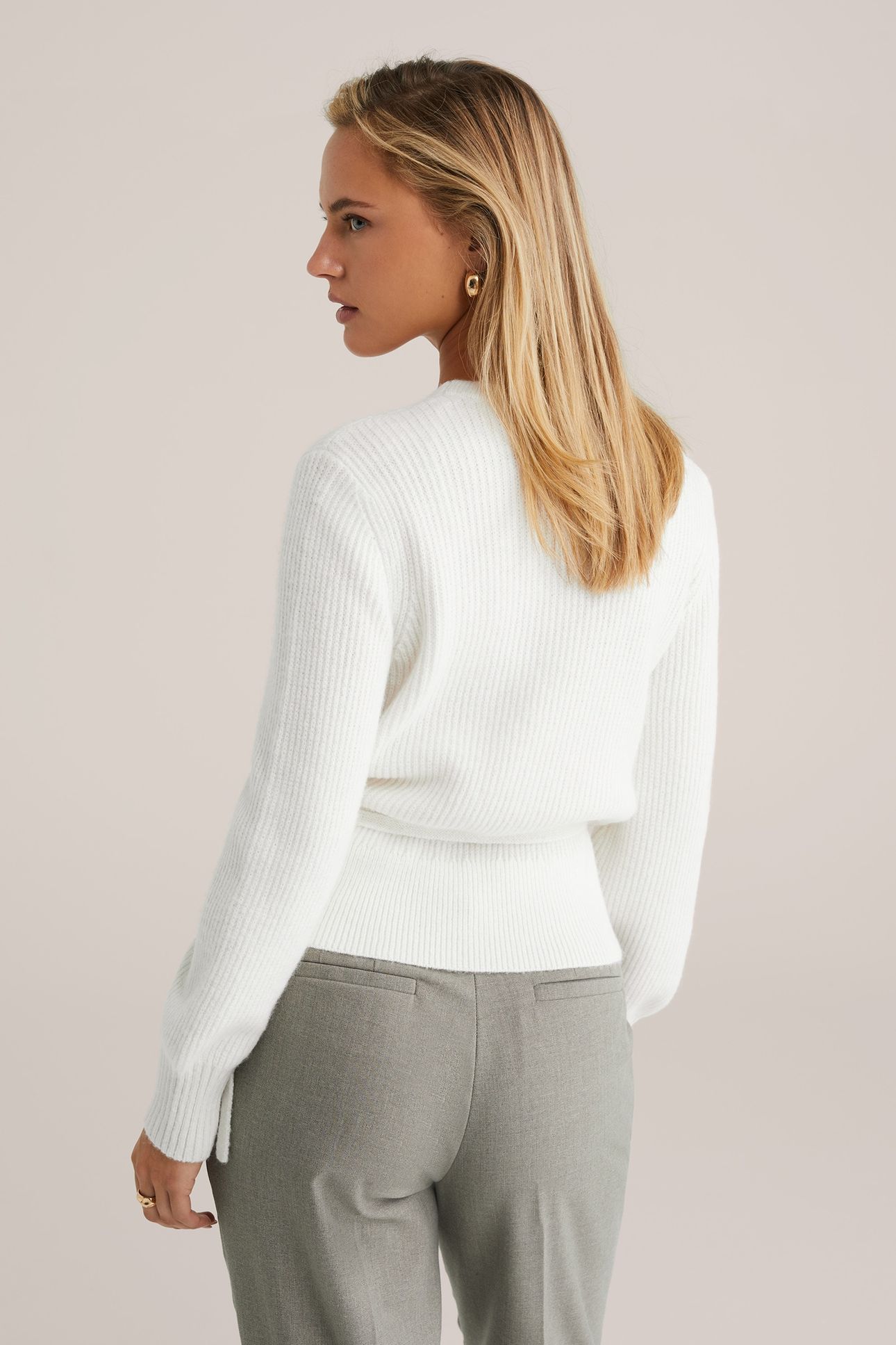 WRAP CARDIGAN OFF-WHITE 2
