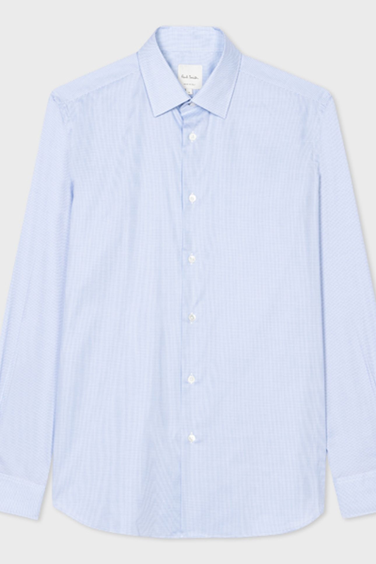 S/C TAILORED FIT SHIRT BLUE 6