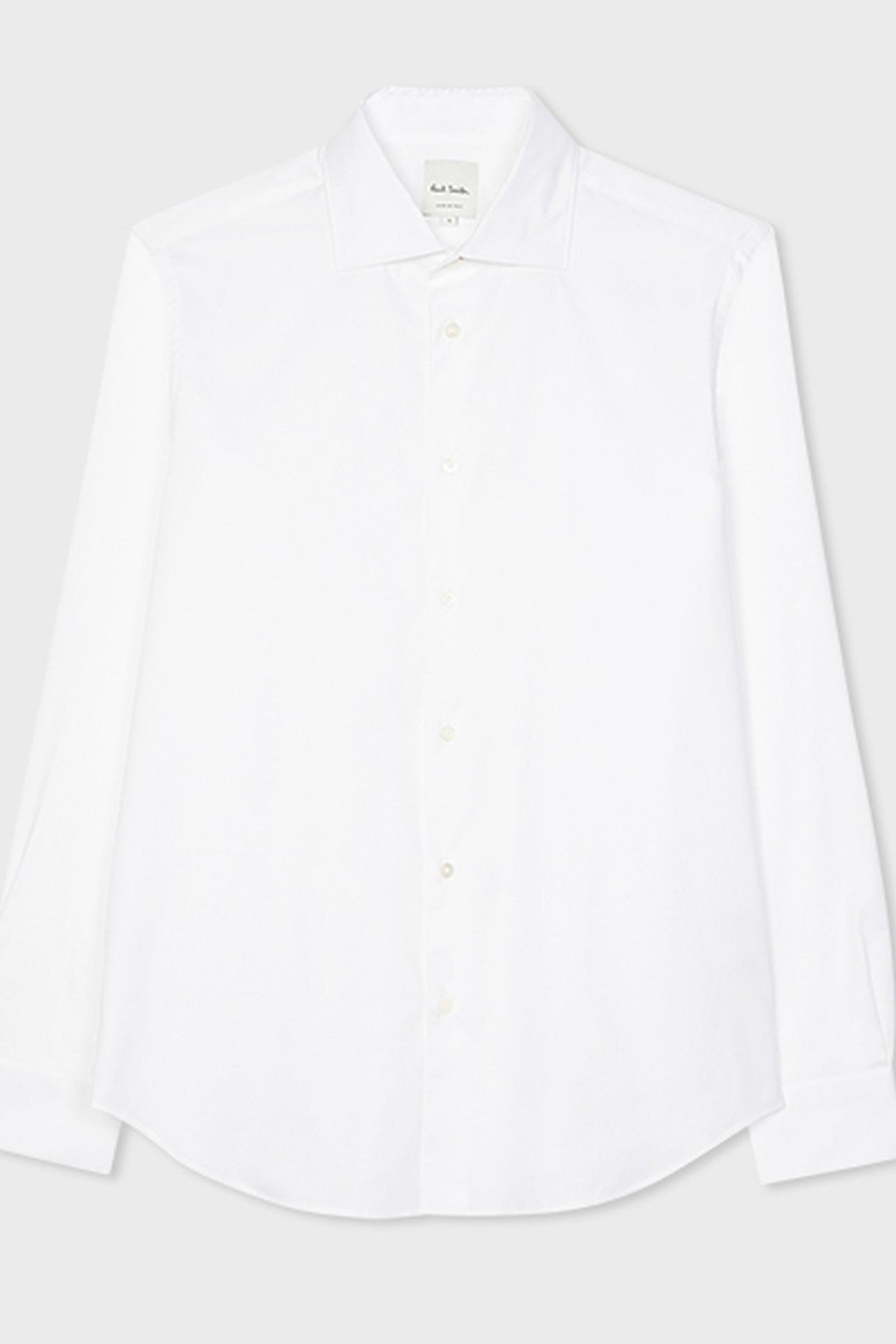 S/C SLIM FIT SHIRT WHITE 4