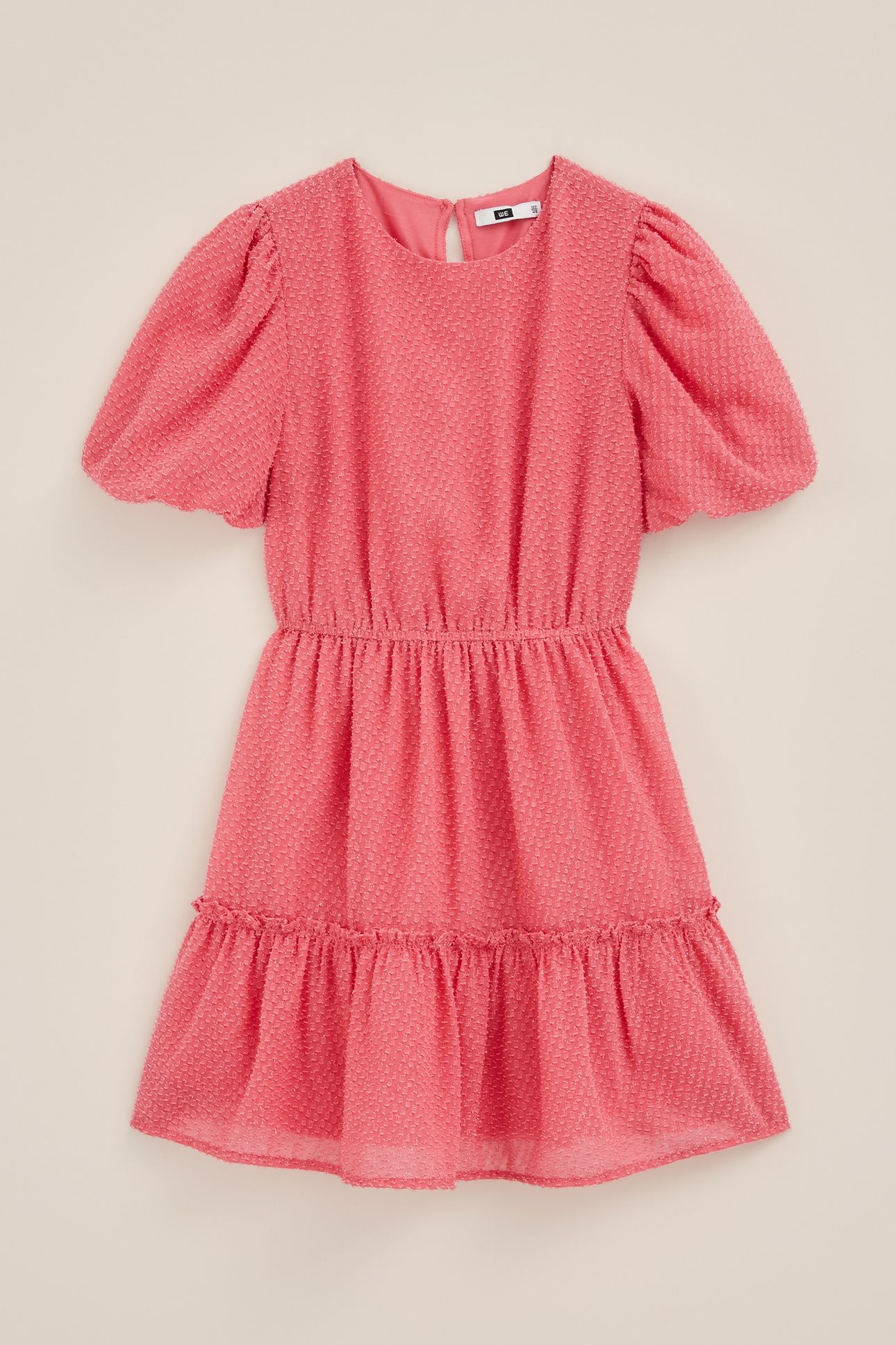 DRESS MID LENGTH CORAL PINK 3