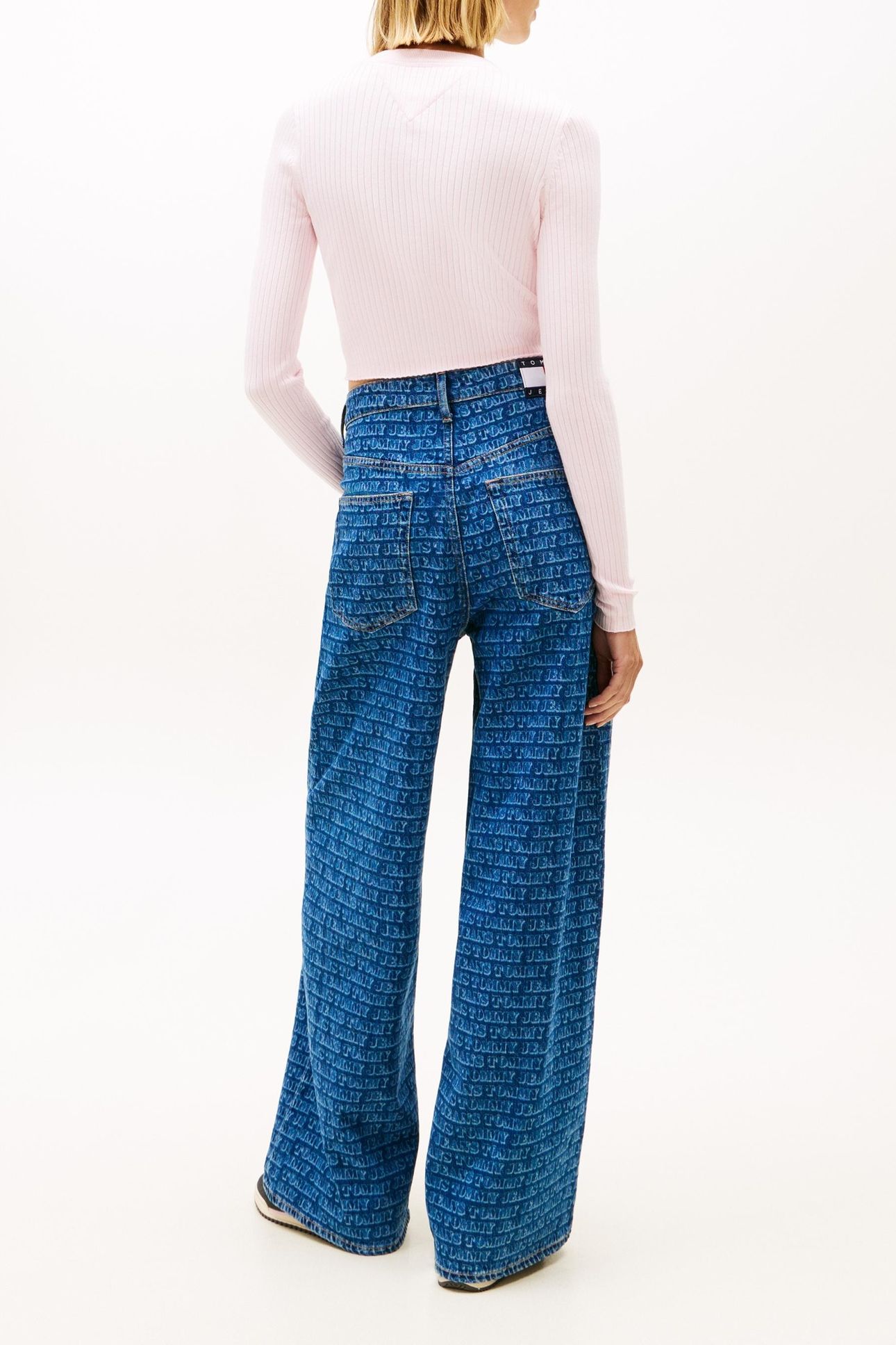 CROPPED RIB CARDIGAN LIGHT PINK 3